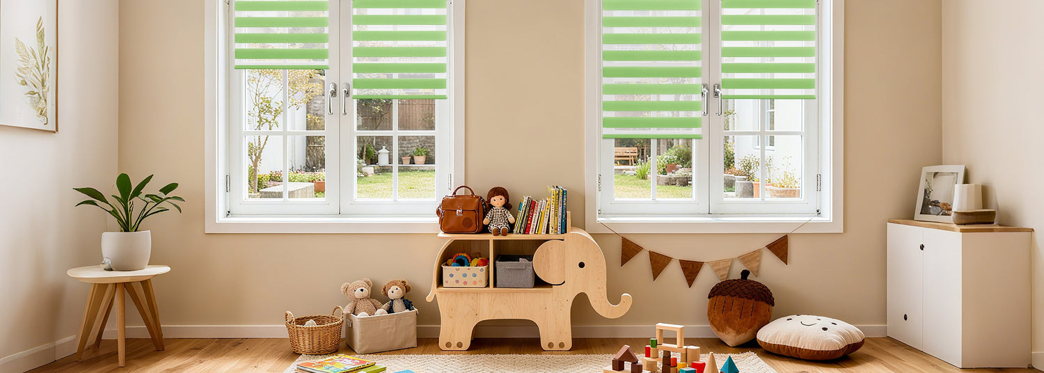 Licht steuern: Doppelrollo & Plissee