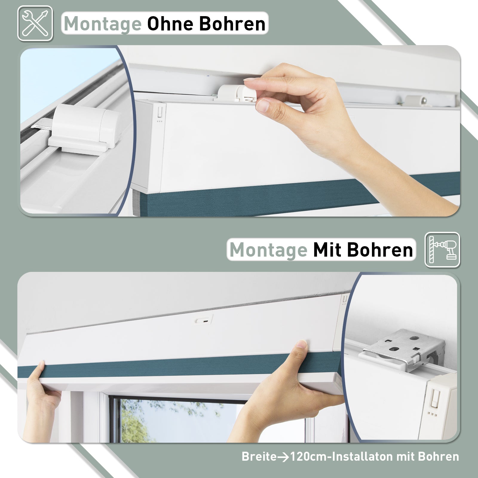 K100 Elektrisch | Lichtdurchlässige | Batterie | Wabenplissees | Nach Maß