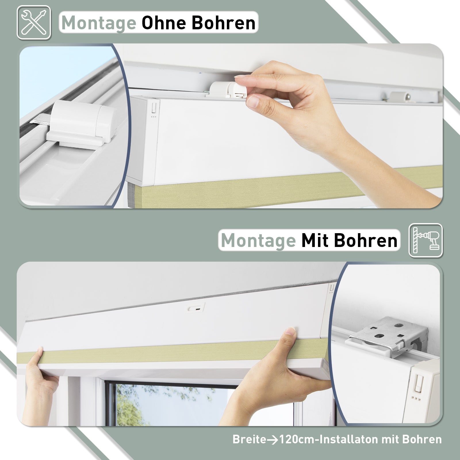 K100 Elektrisch | Lichtdurchlässige | Batterie | Wabenplissees | Nach Maß