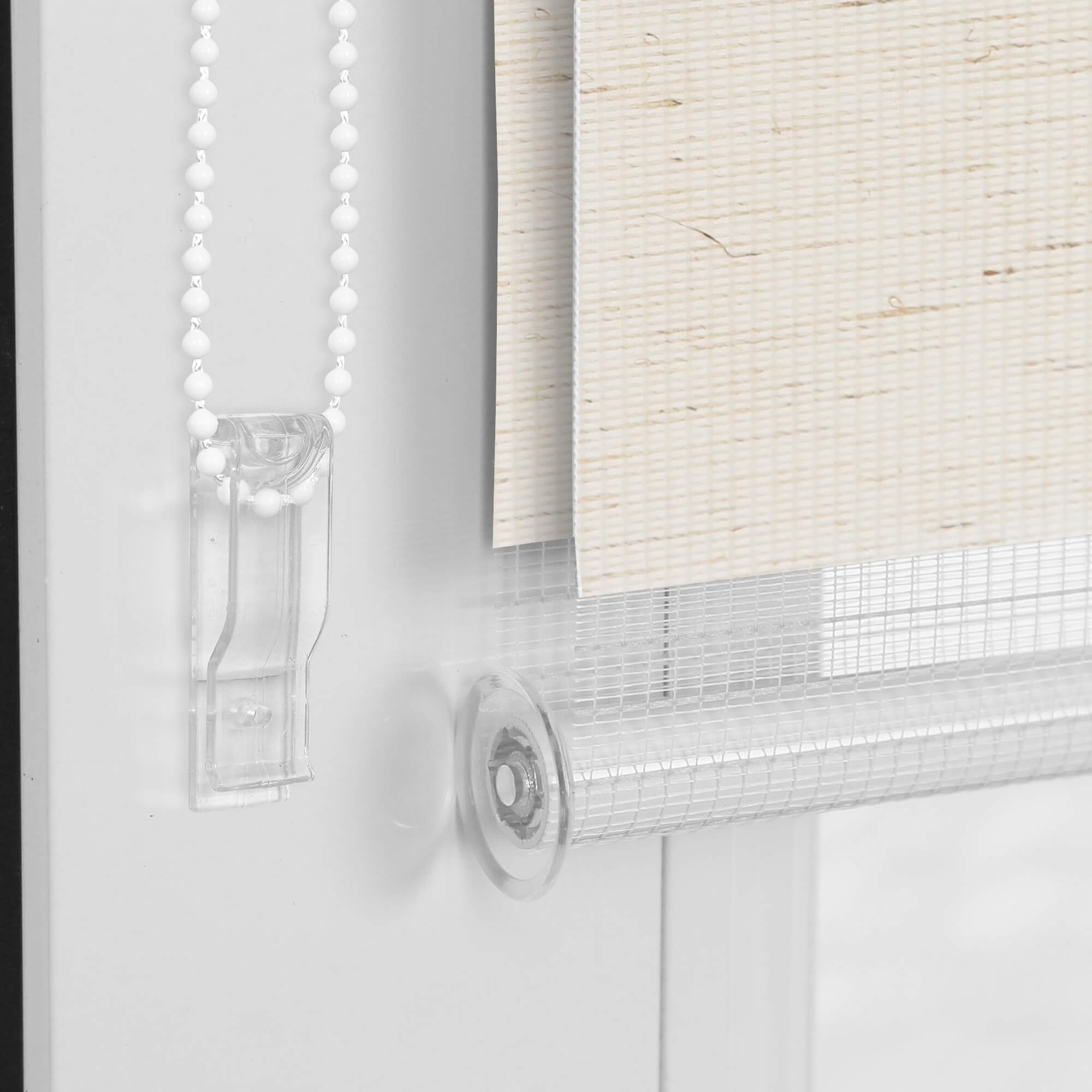 Doppelrollo Duo Rollo Klemmfix ohne Bohren Leinen