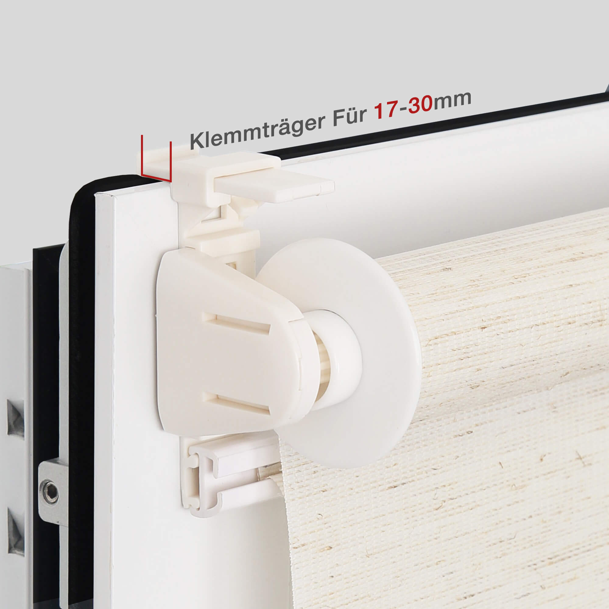 Doppelrollo Duo Rollo Klemmfix ohne Bohren Leinen