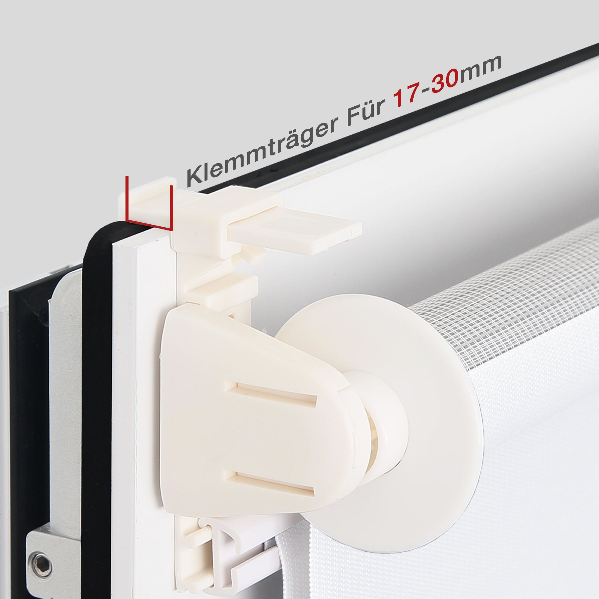 Doppelrollo Duo Rollo Klemmfix ohne Bohren Weiß