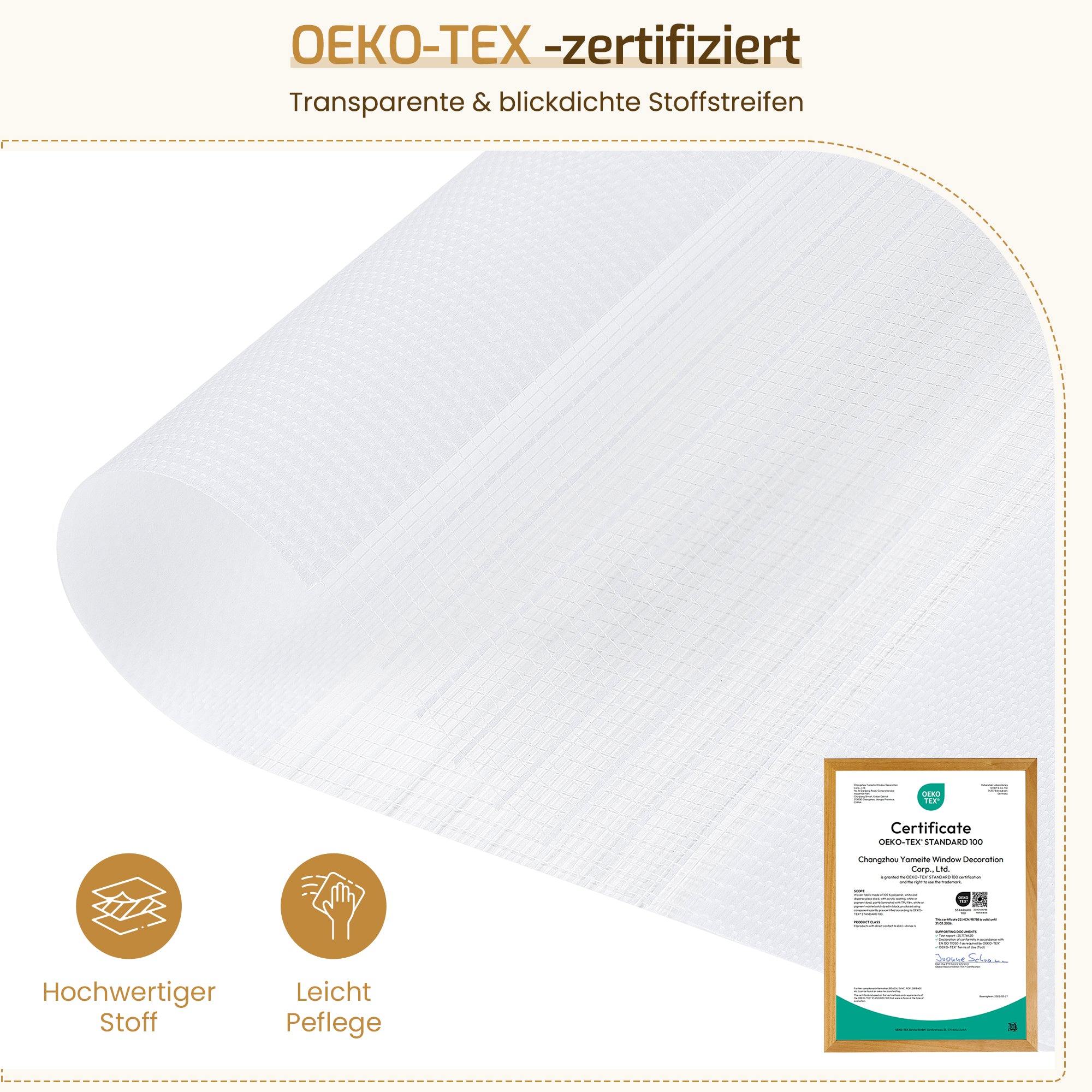 Doppelrollo Duo Rollo Klemmfix ohne Bohren Weiß