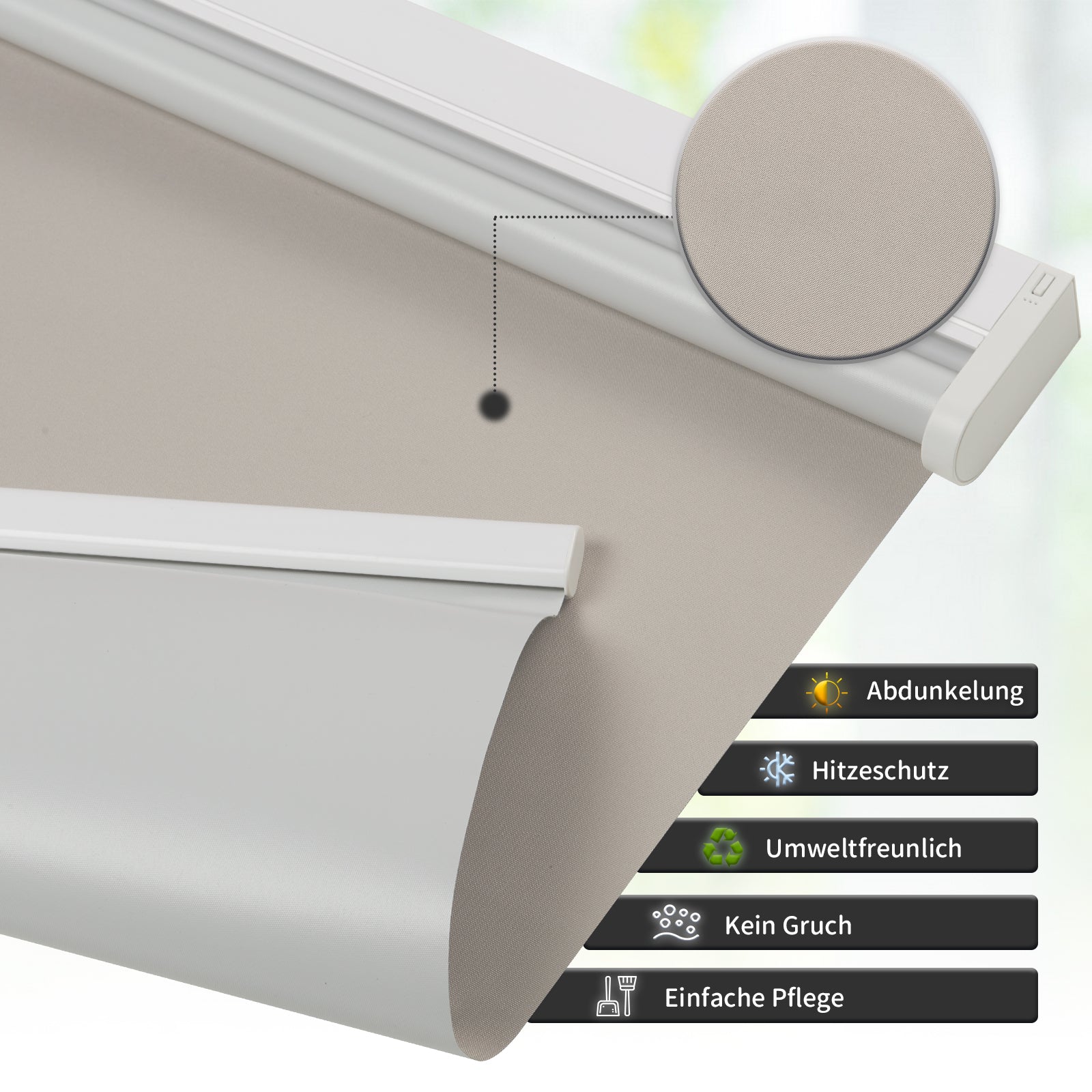 M100 Elektrisch | Verdunkelung | Batterie | Rollo | Nach Maß