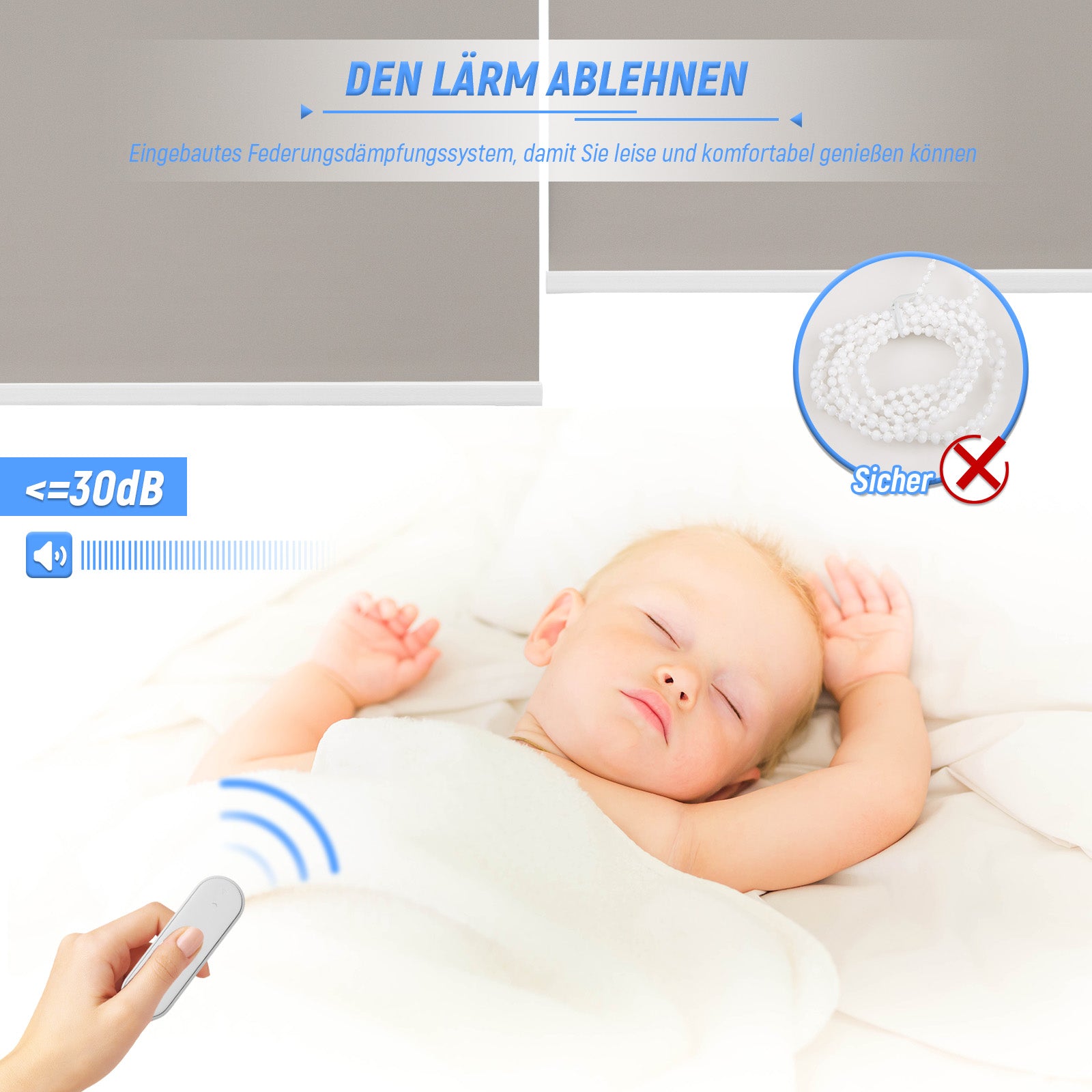 M100 Elektrisch | Verdunkelung | Batterie | Rollo | Nach Maß