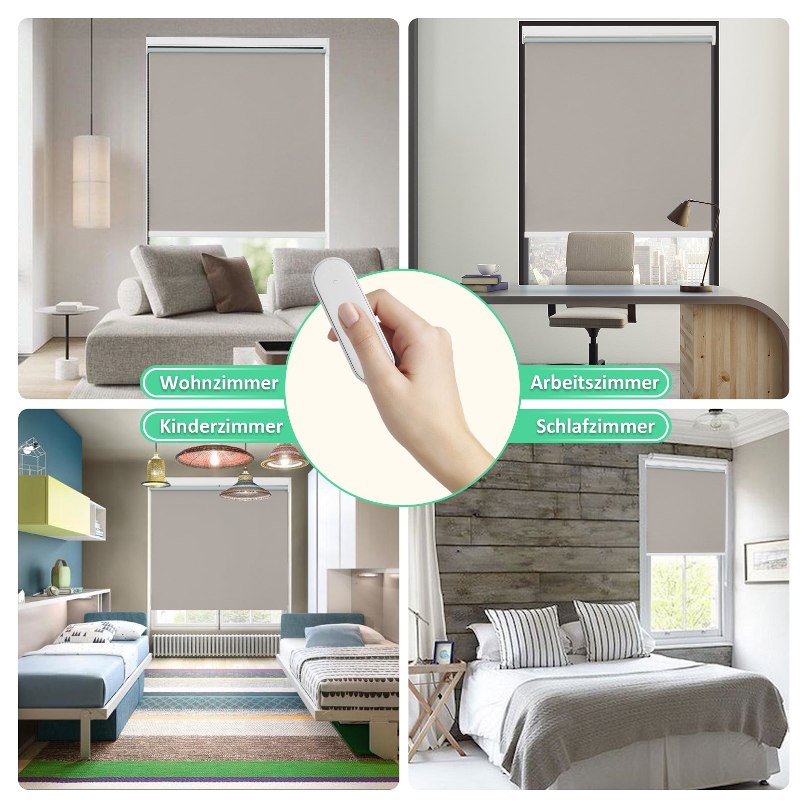 M100 Elektrisch | Verdunkelung | Batterie | Rollo | Nach Maß