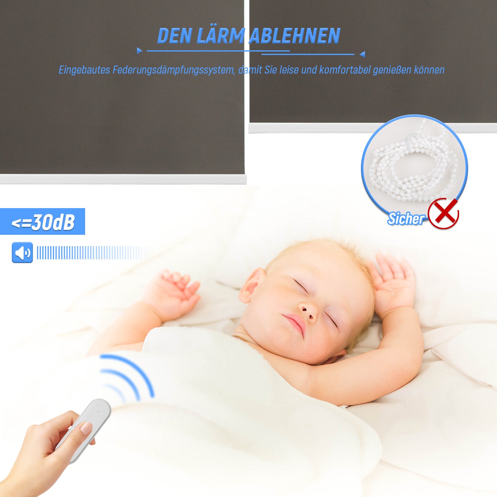 M100 Elektrisch | Verdunkelung | Batterie | Rollo | Nach Maß