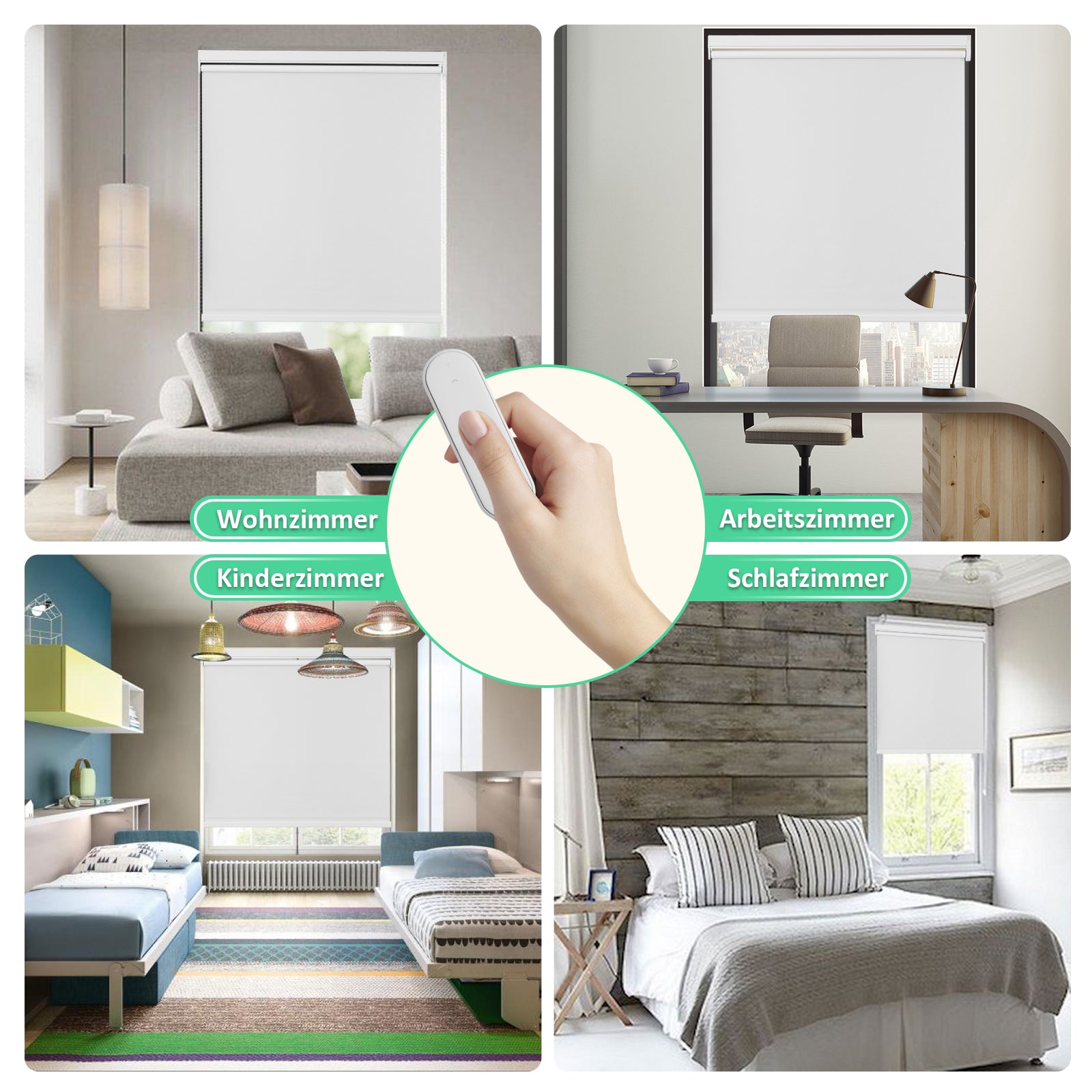 M100 Elektrisch | Verdunkelung | Batterie | Rollo | Nach Maß