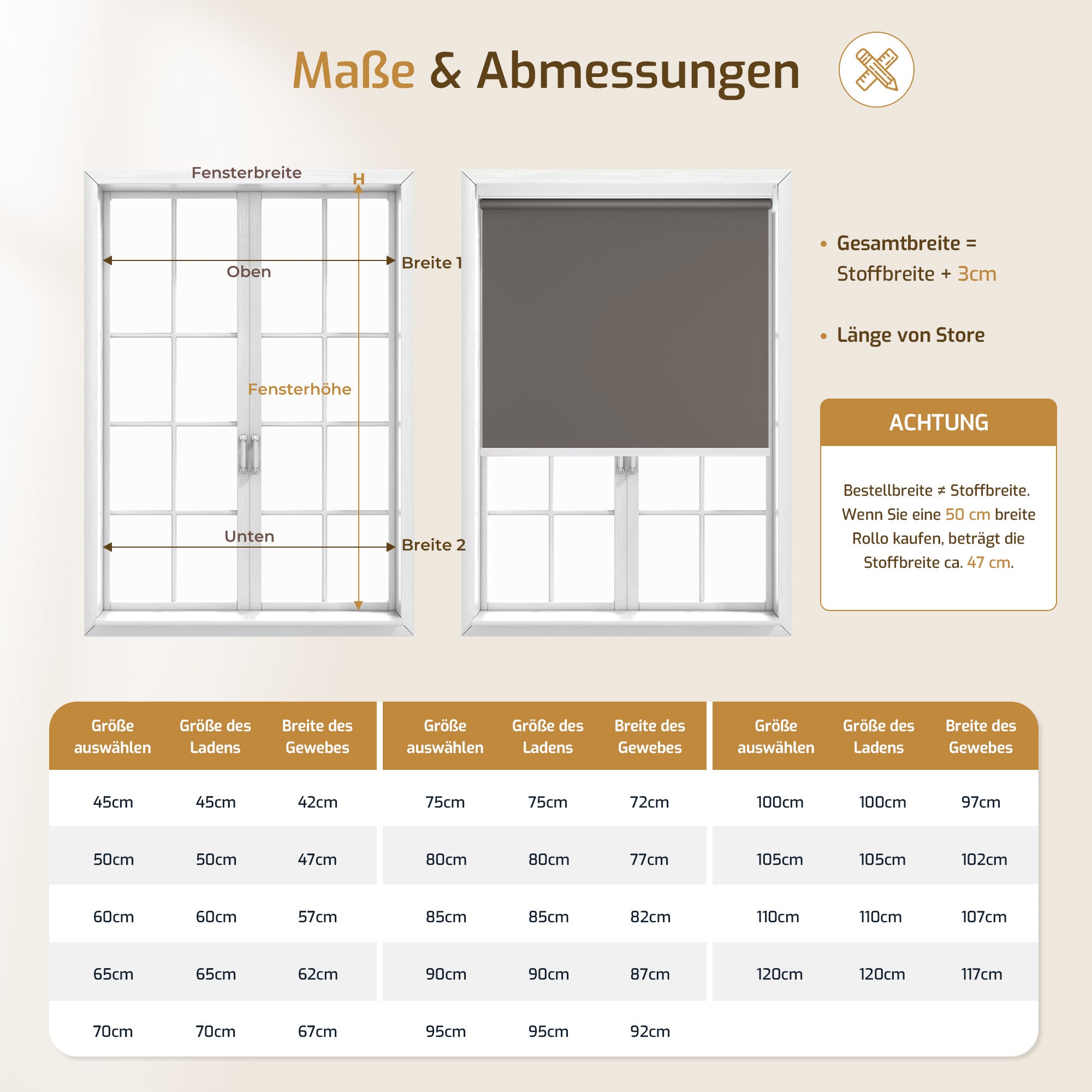 M100 Elektrisch | Verdunkelung | Batterie | Rollo | Dunkelgrau | Standardgröße