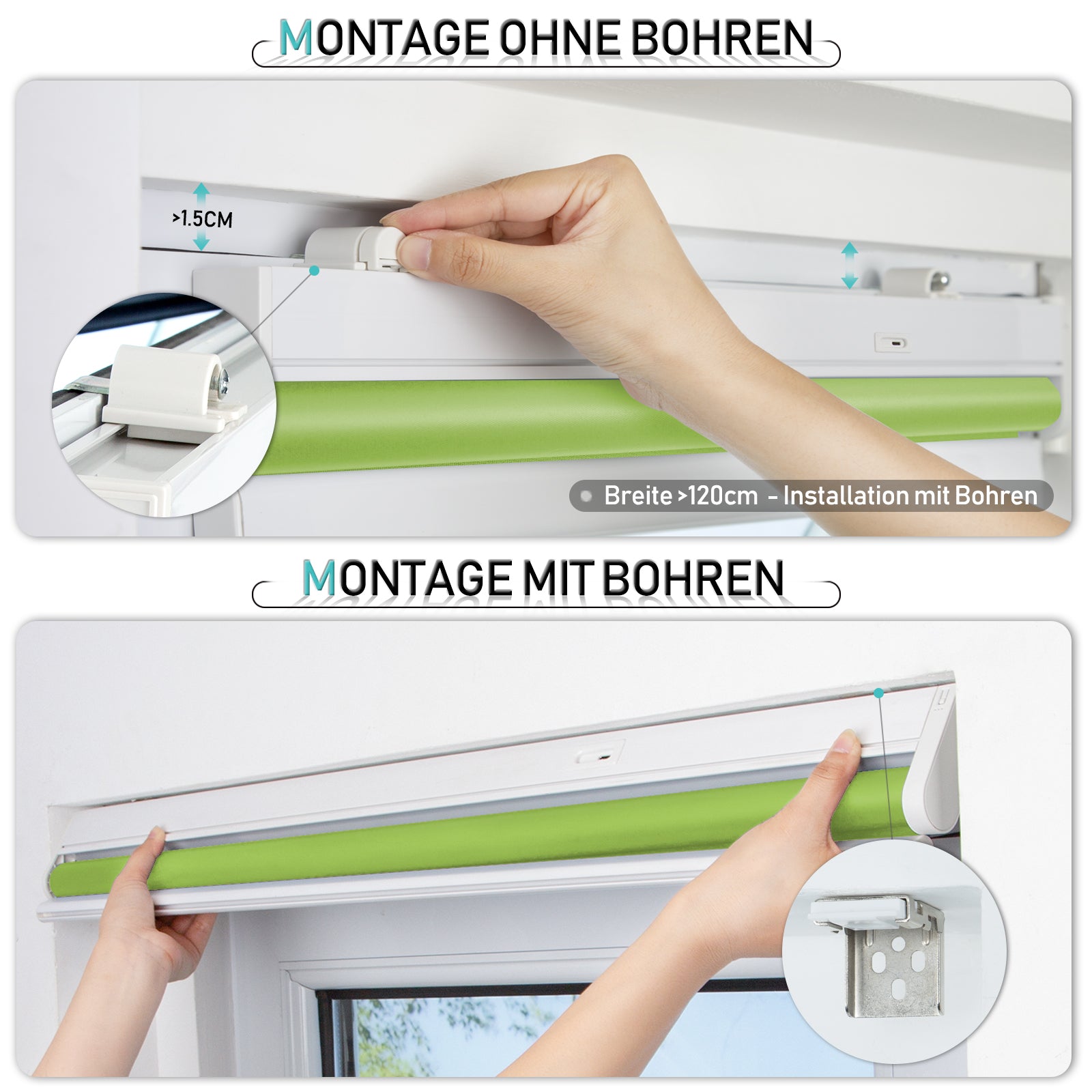 M130 Elektrisch | Verdunkelung | Akku | Rollo | Nach Maß