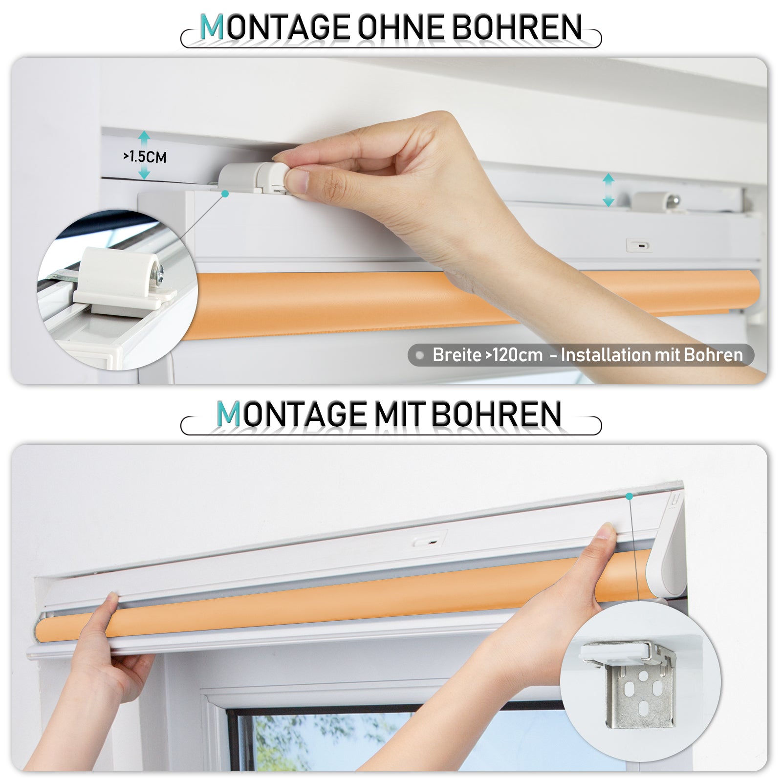 M130 Elektrisch | Verdunkelung | Akku | Rollo | Nach Maß