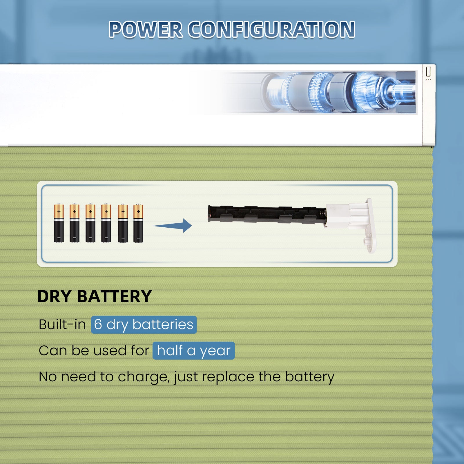 K100 Elektrisch | Lichtdurchlässige | Batterie | Wabenplissees | Nach Maß