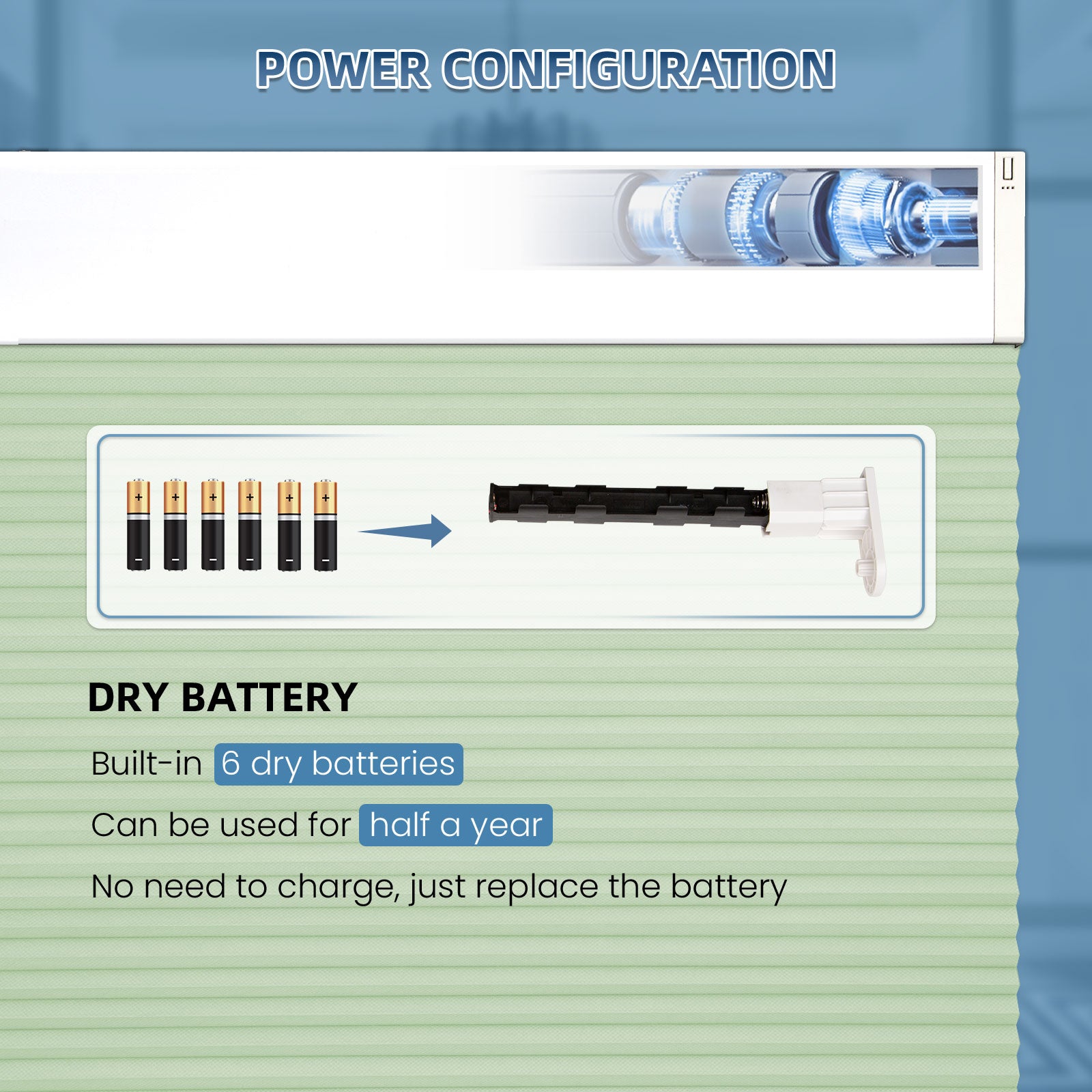 K100 Elektrisch | Lichtdurchlässige | Batterie | Wabenplissees | Nach Maß