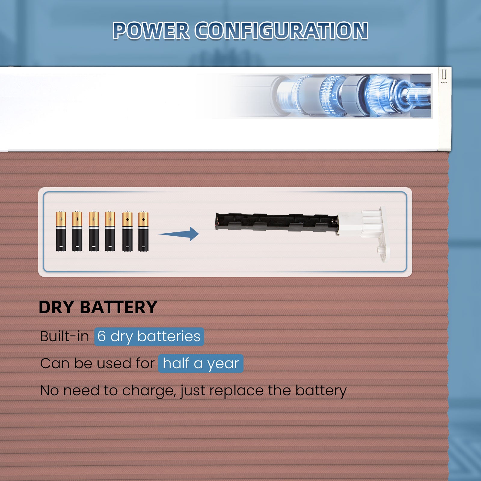 K100 Elektrisch | Lichtdurchlässige | Batterie | Wabenplissees | Nach Maß