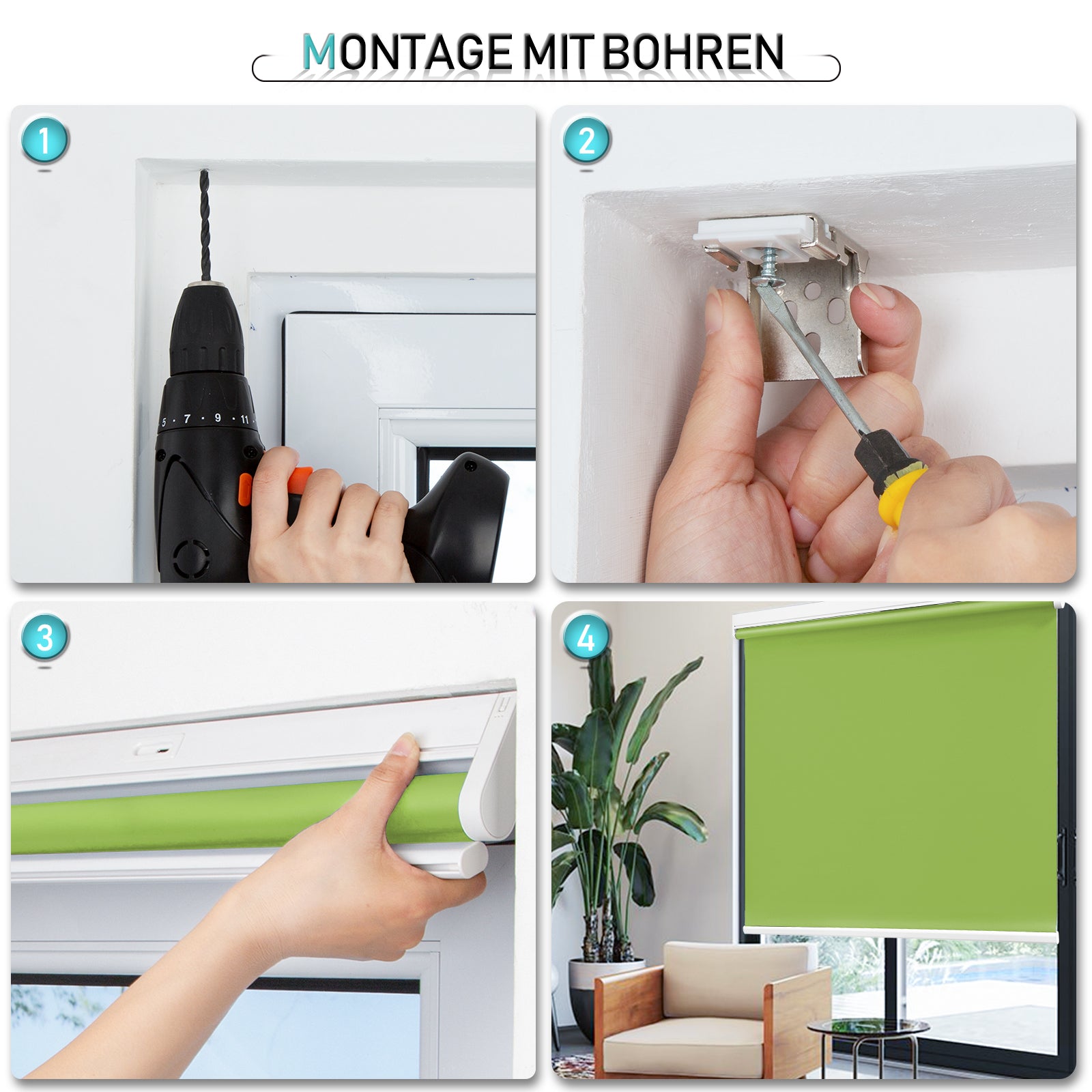 M130 Elektrisch | Verdunkelung | Akku | Rollo | Nach Maß