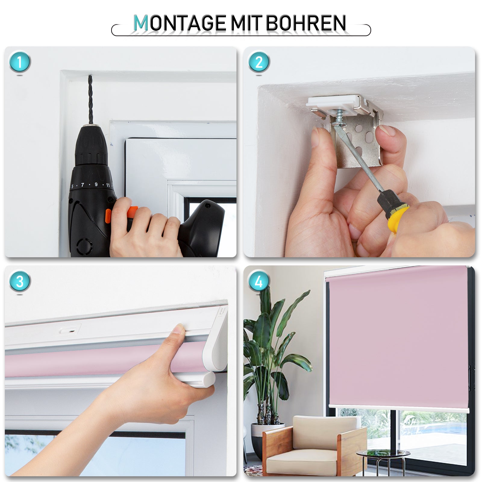 M130 Elektrisch | Verdunkelung | Akku | Rollo | Nach Maß