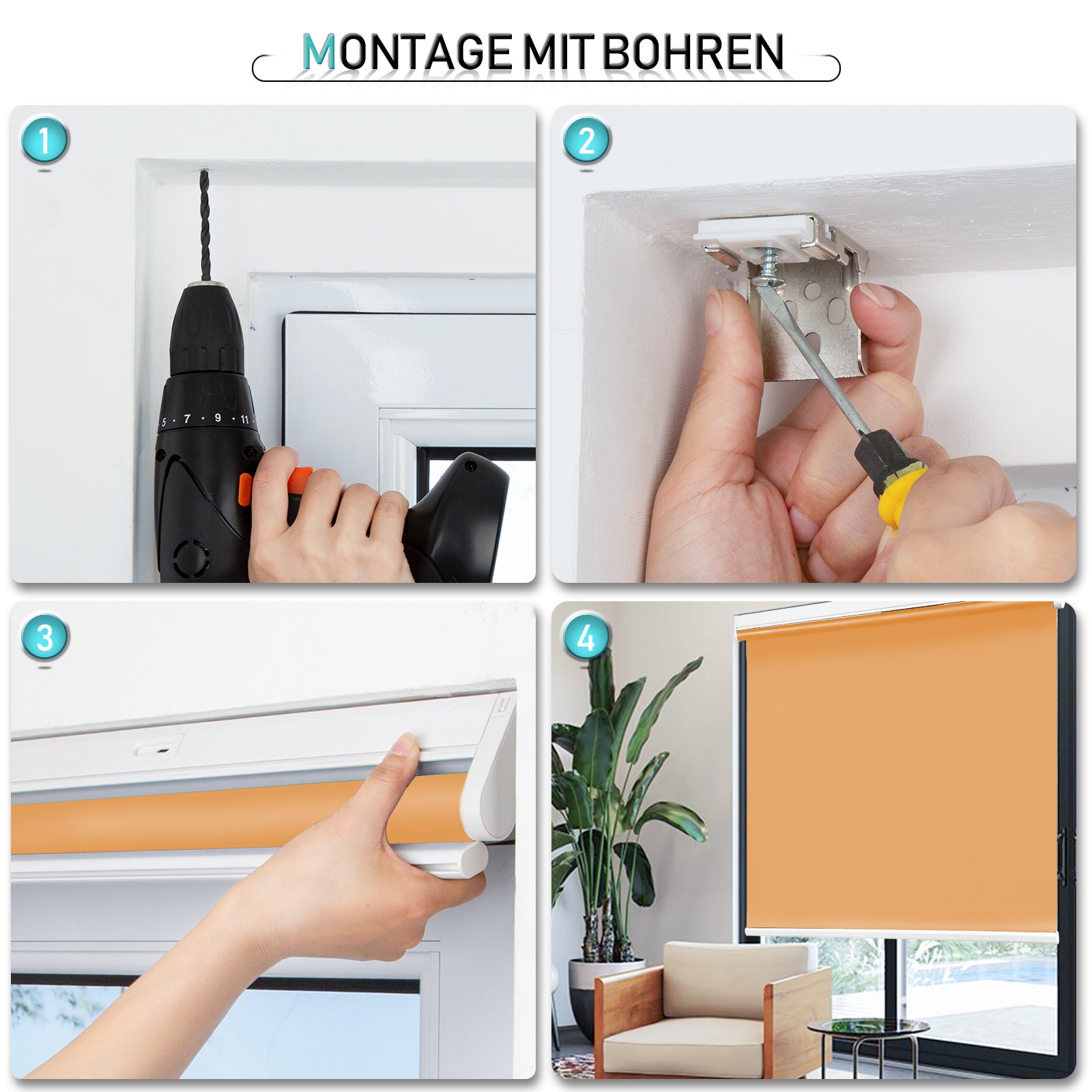 M130 Elektrisch | Verdunkelung | Akku | Rollo | Nach Maß