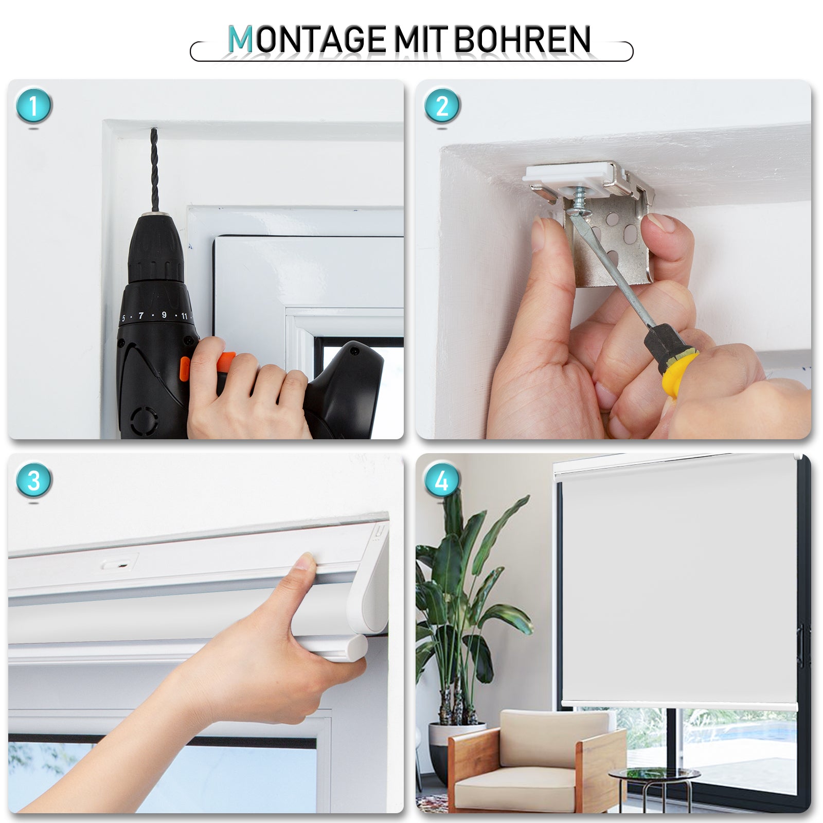 M130 Elektrisch | Verdunkelung | Akku | Rollo | Nach Maß