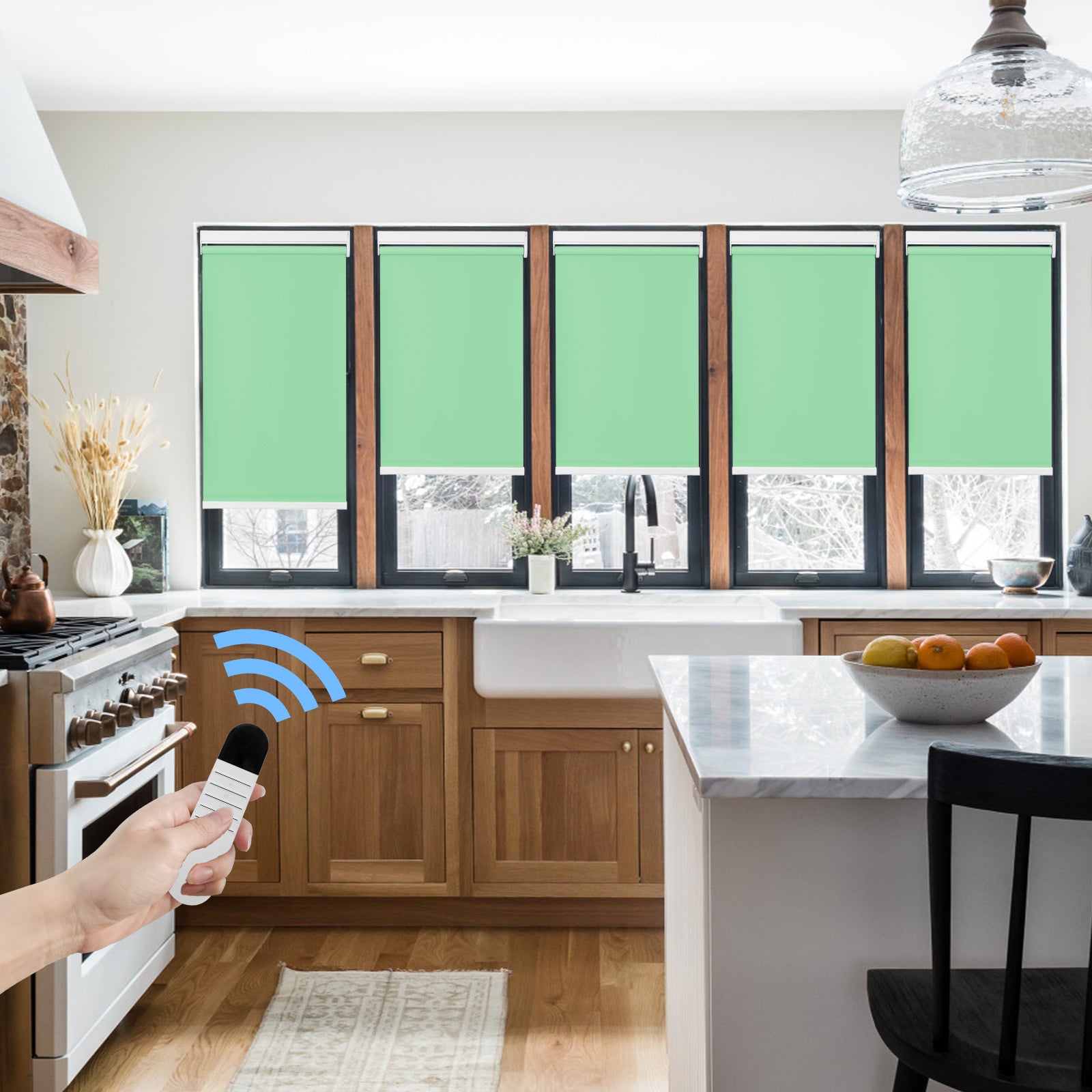 M130 Elektrisch | Lichtdurchlässige | Akku | Rollo | Nach Maß