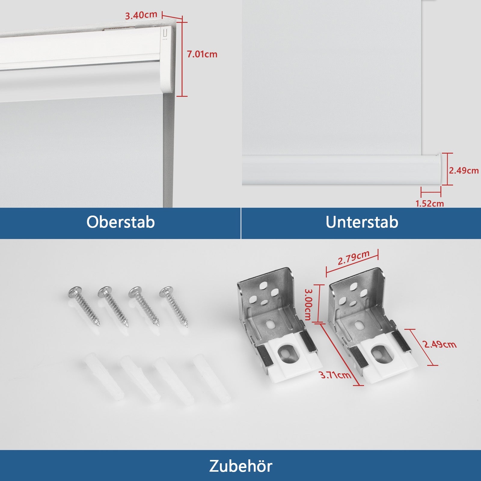 M330 Elektrisch | Bohrenfrei | Verdunkelung | Akku | Rollo | Nach Maß
