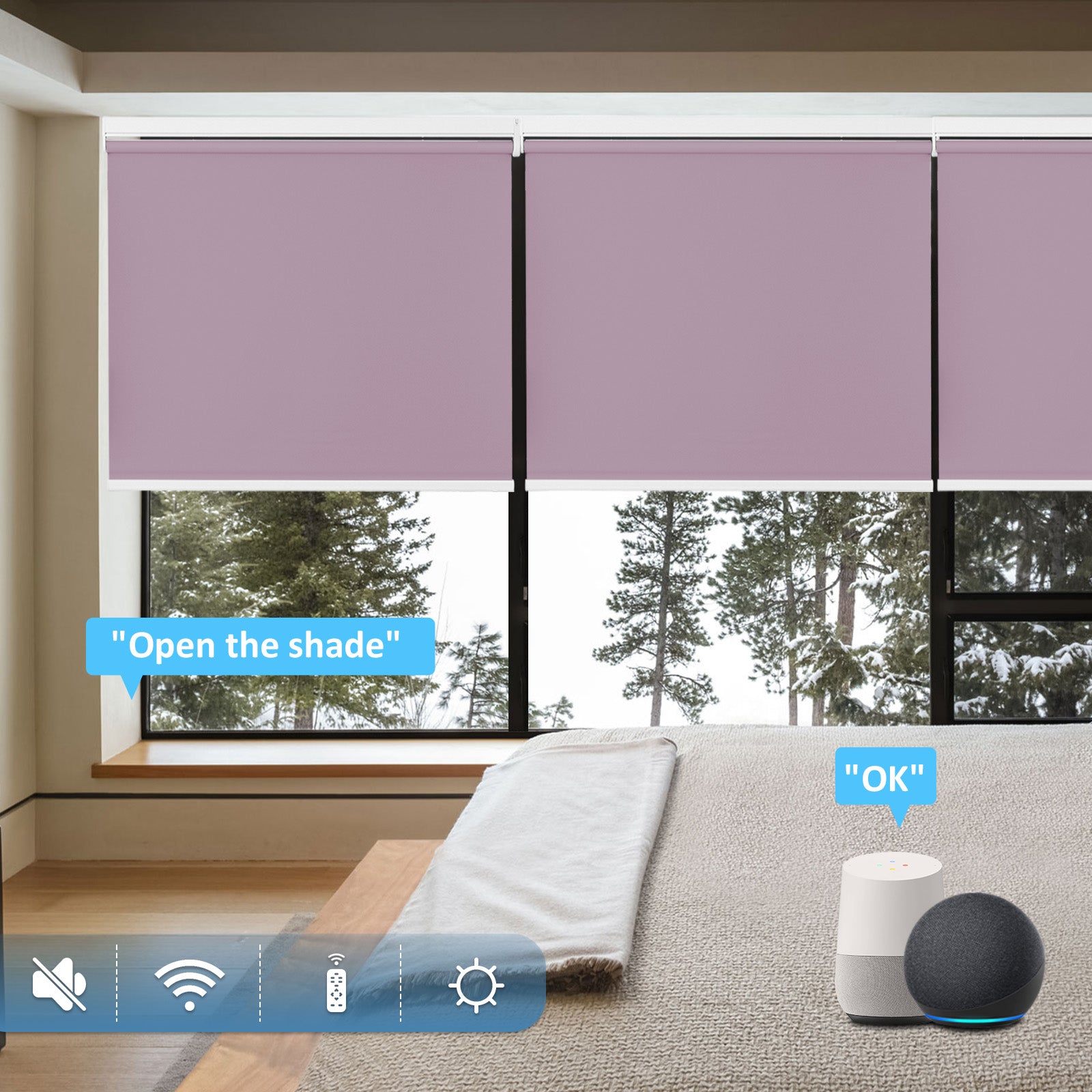 M130 Elektrisch | Verdunkelung | Akku | Rollo | Nach Maß