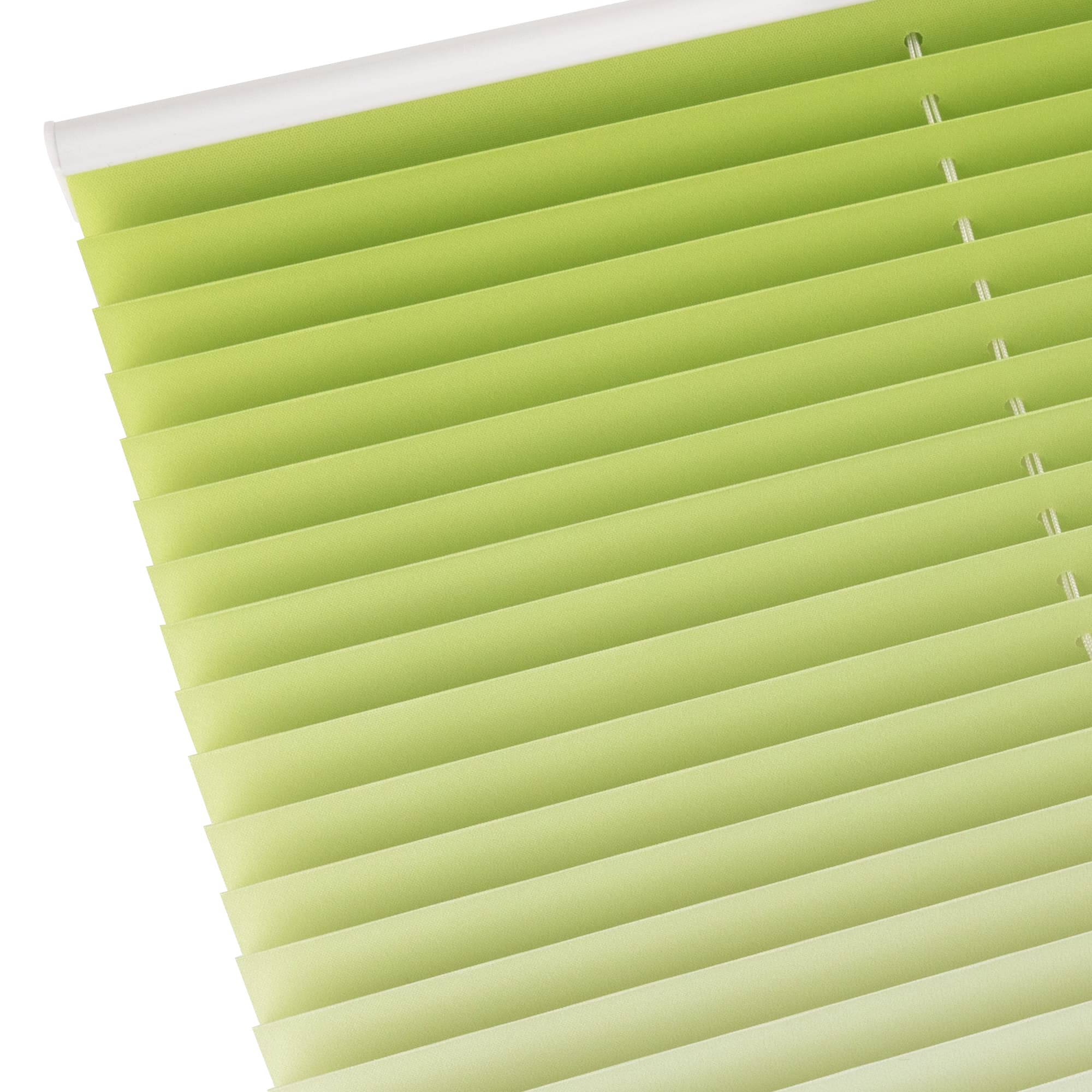 Lichtdurchlässig ohne Bohren Klemmfix Faltrollo Plissee Grün-Weiß