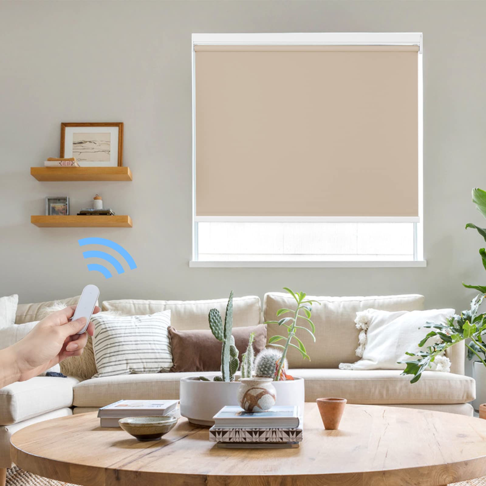 M100 Elektrisch | Lichtdurchlässige | Batterie | Rollo | Nach Maß