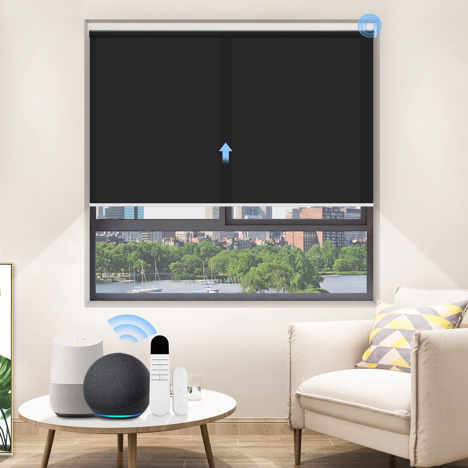 M130 Elektrisch | Lichtdurchlässige | Akku | Rollo | Nach Maß