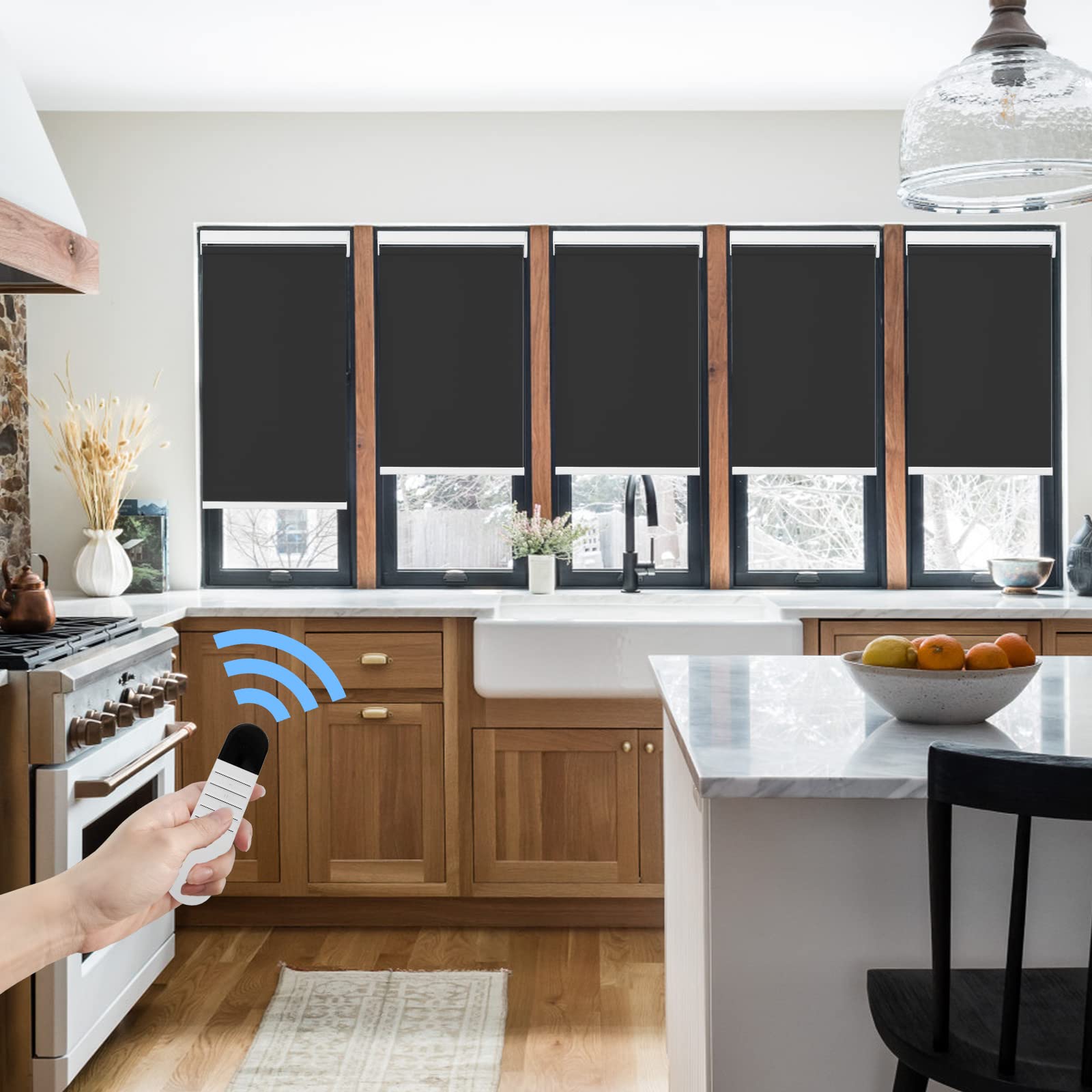 M100 Elektrisch | Lichtdurchlässige | Batterie | Rollo | Nach Maß