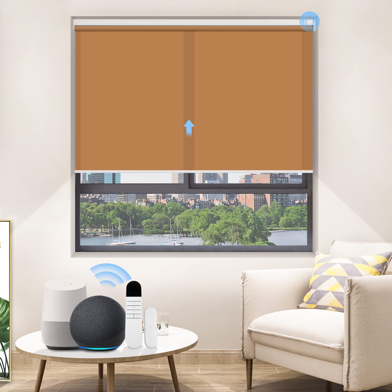 M130 Elektrisch | Lichtdurchlässige | Akku | Rollo | Nach Maß