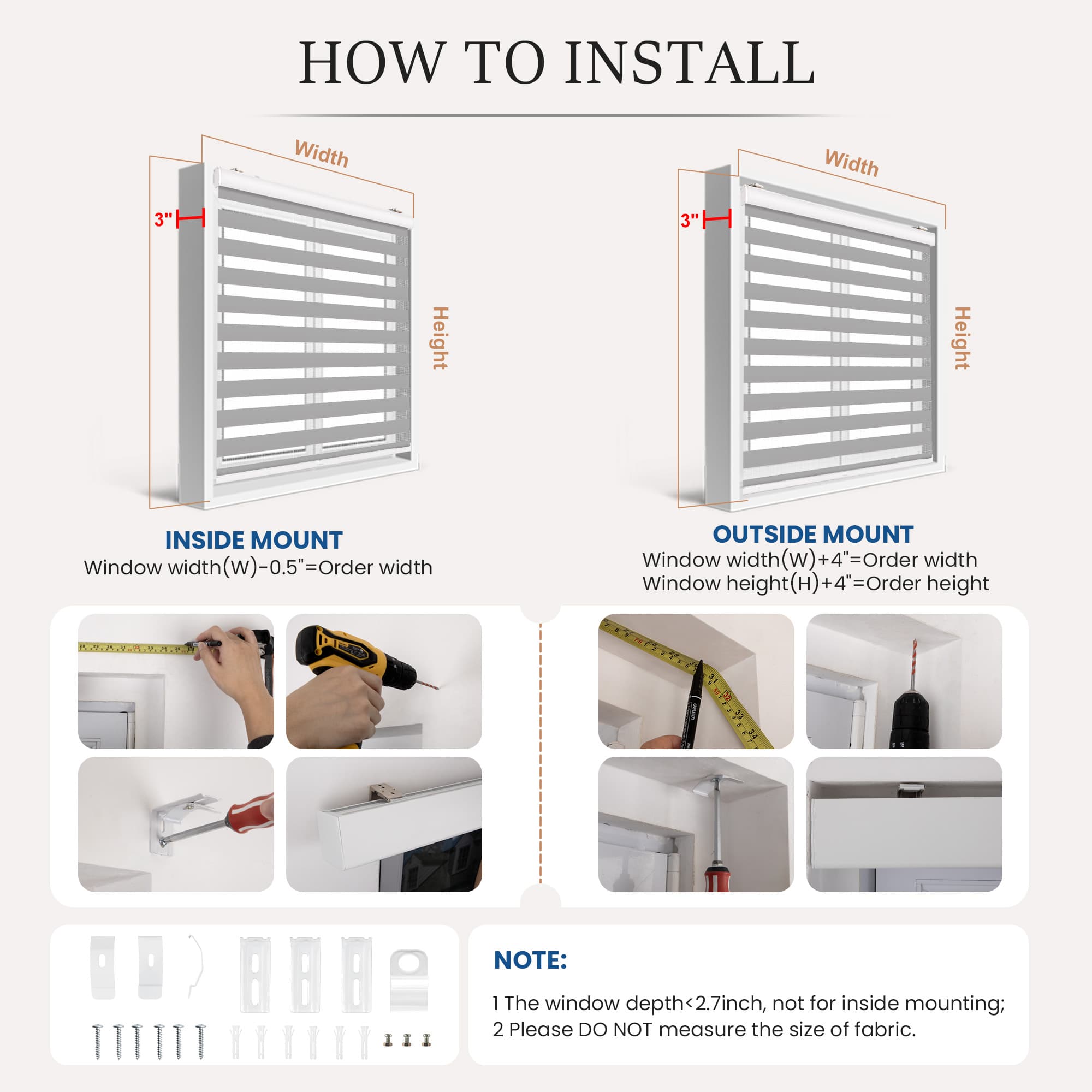 Schnurlos | Lichtdurchlässig | Kassette | Freistopp | Zebra Rollo | Maßanfertigung