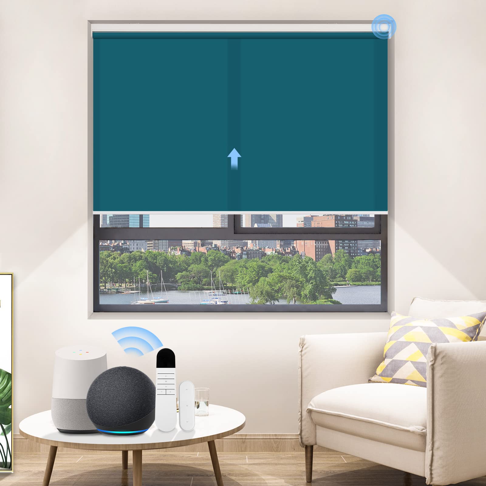 M100 Elektrisch | Lichtdurchlässige | Batterie | Rollo | Nach Maß