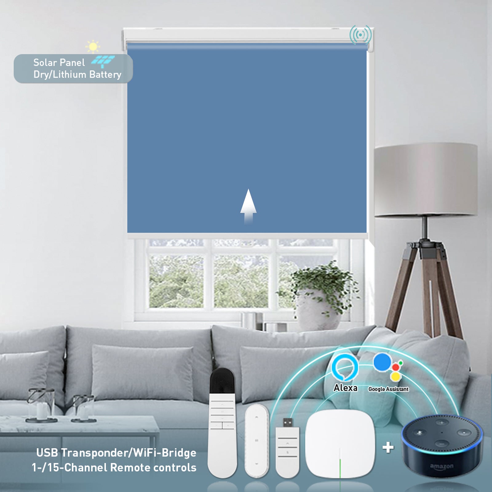 M130 Elektrisch | Verdunkelung | Akku | Rollo | Nach Maß