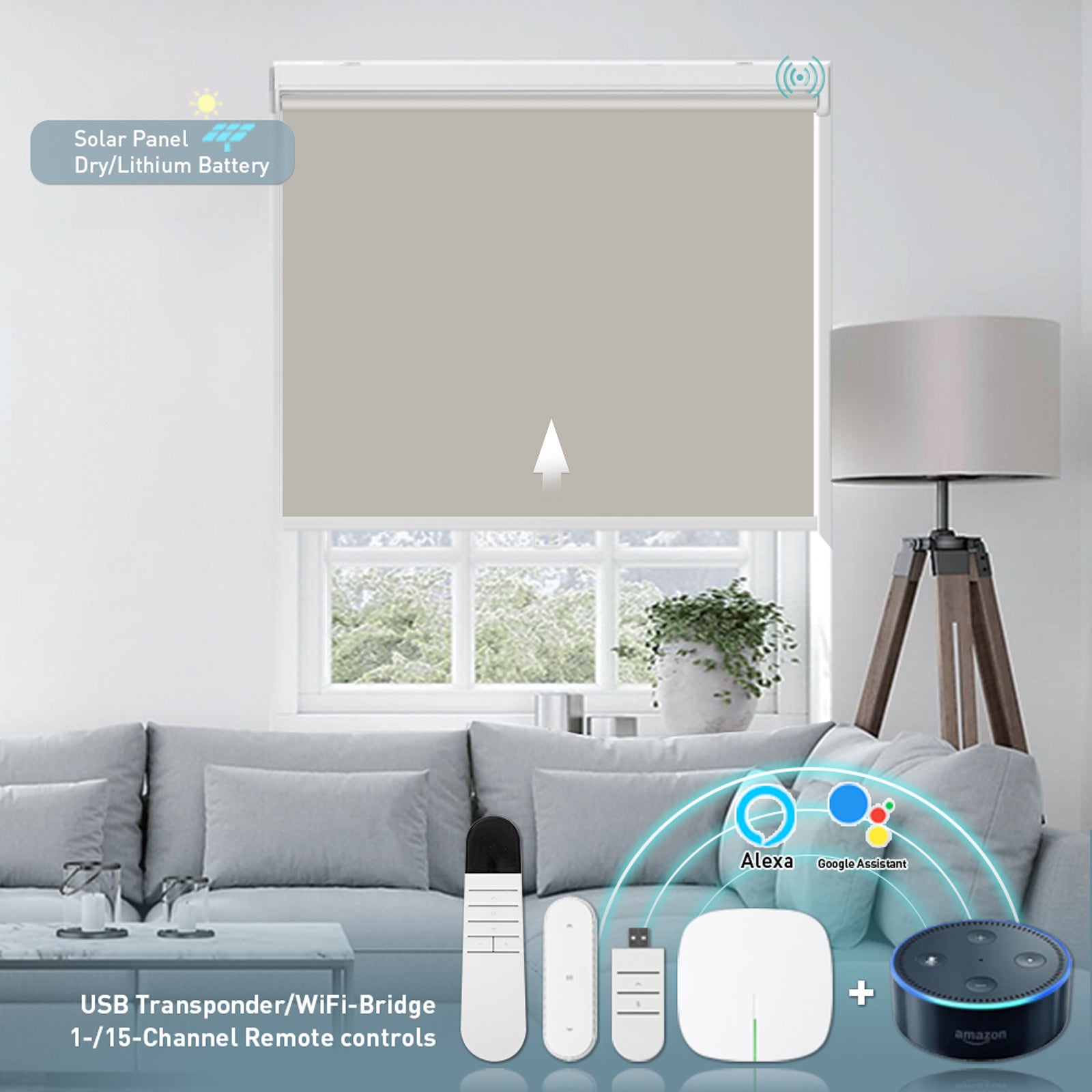 M130 Elektrisch | Verdunkelung | Akku | Rollo | Nach Maß