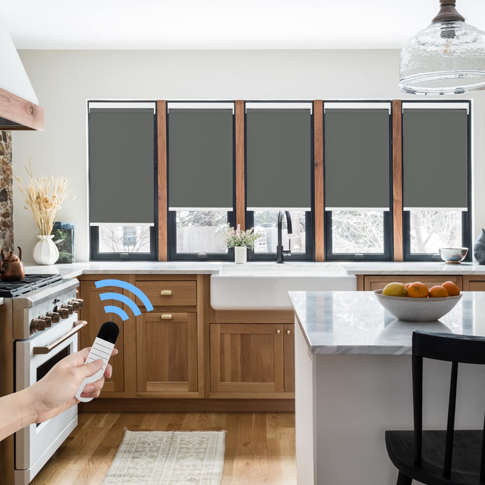 M130 Elektrisch | Lichtdurchlässige | Akku | Rollo | Nach Maß