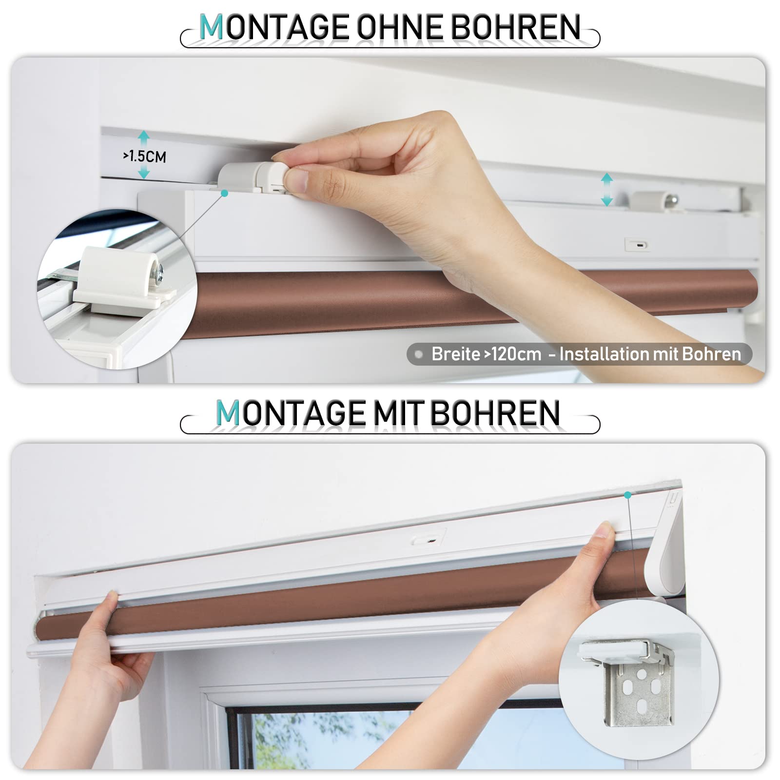 M130 Elektrisch | Verdunkelung | Akku | Rollo | Nach Maß