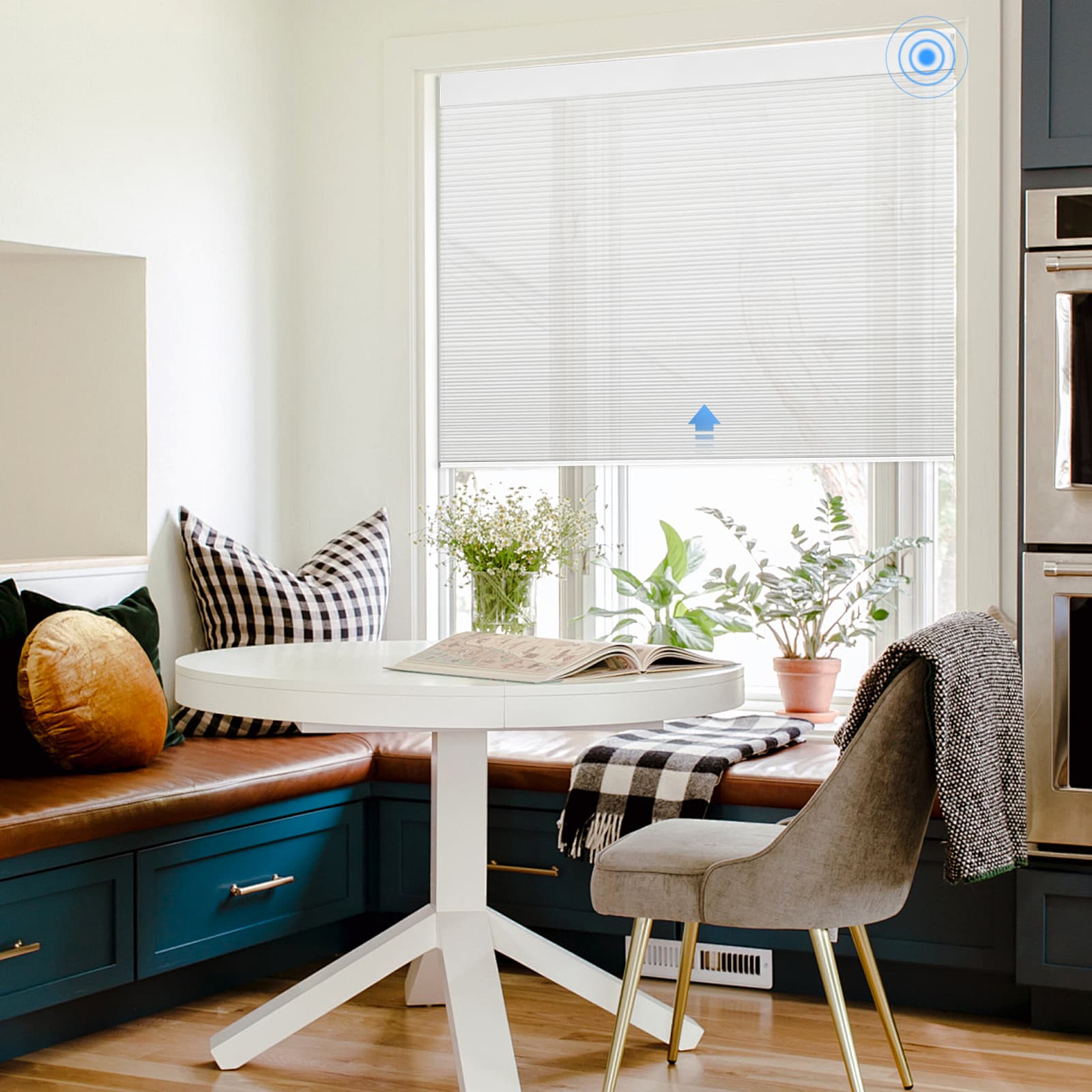 K100 Elektrisch | Lichtdurchlässige | Batterie | Wabenplissees | Nach Maß