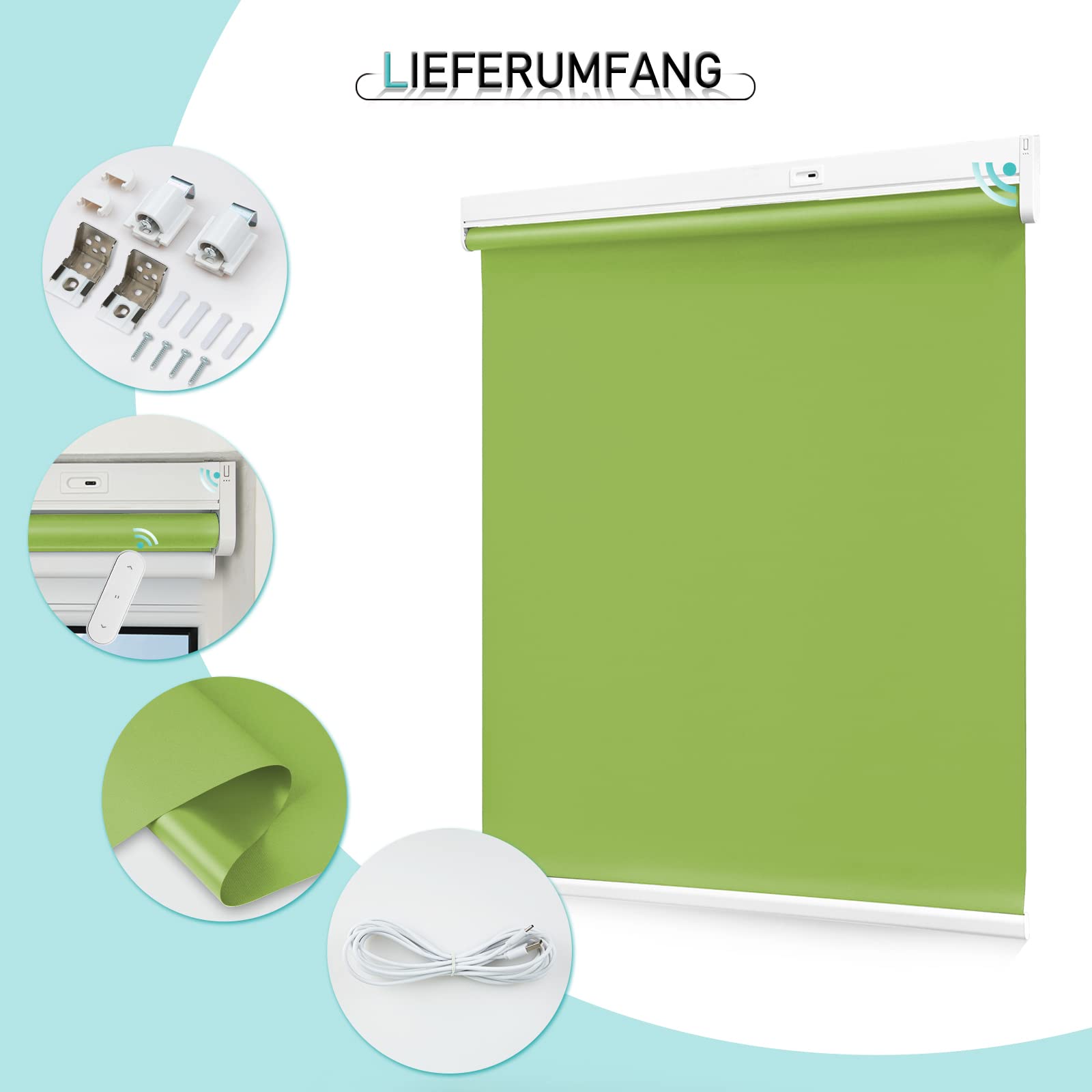 M130 Elektrisch | Verdunkelung | Akku | Rollo | Nach Maß