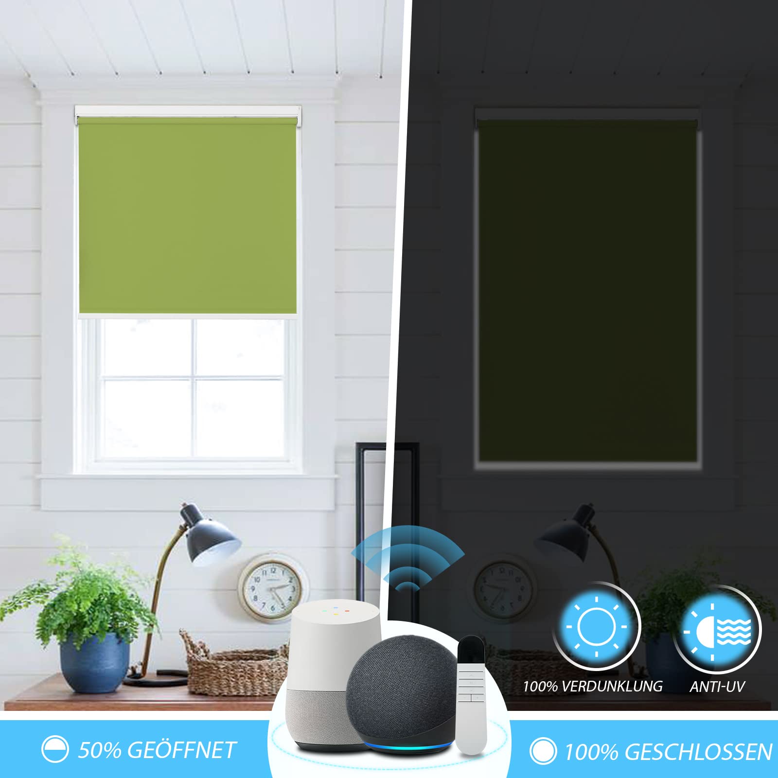 M130 Elektrisch | Verdunkelung | Akku | Rollo | Nach Maß