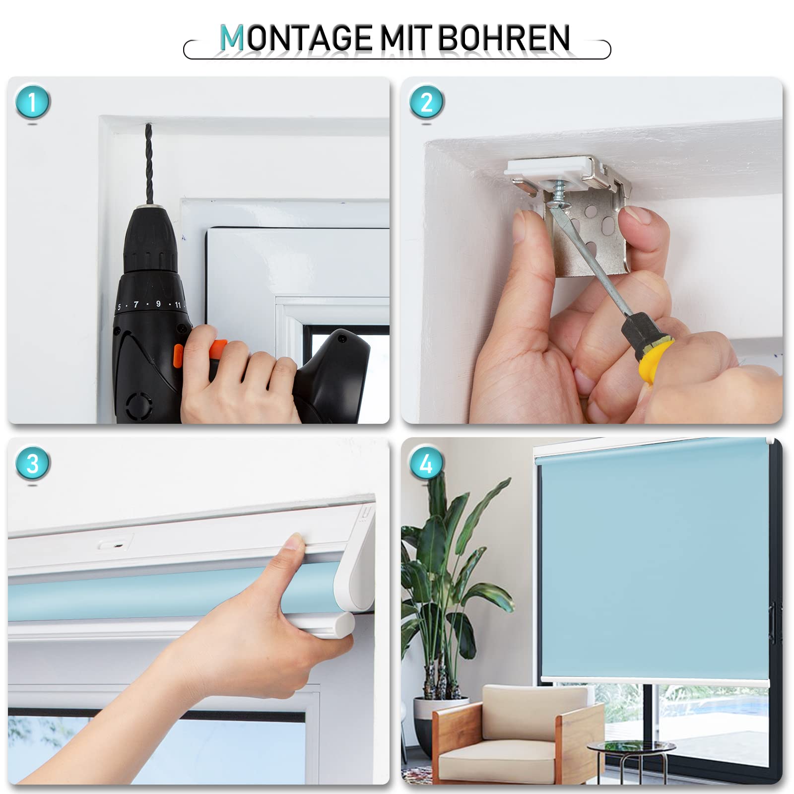 M130 Elektrisch | Verdunkelung | Akku | Rollo | Nach Maß