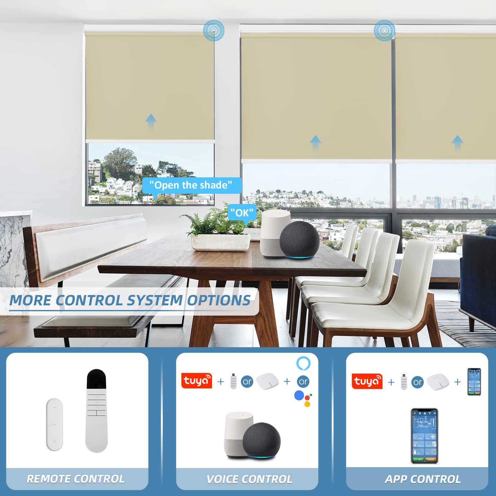 M100 Elektrisch | Verdunkelung | Batterie | Rollo | Nach Maß