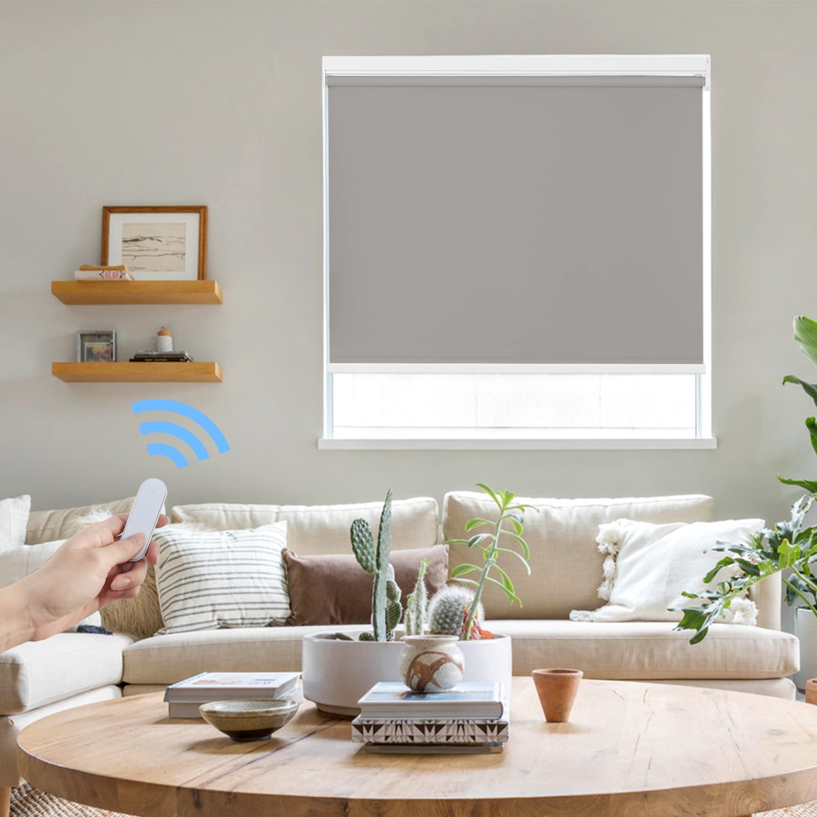 M100 Elektrisch | Lichtdurchlässige | Batterie | Rollo | Nach Maß