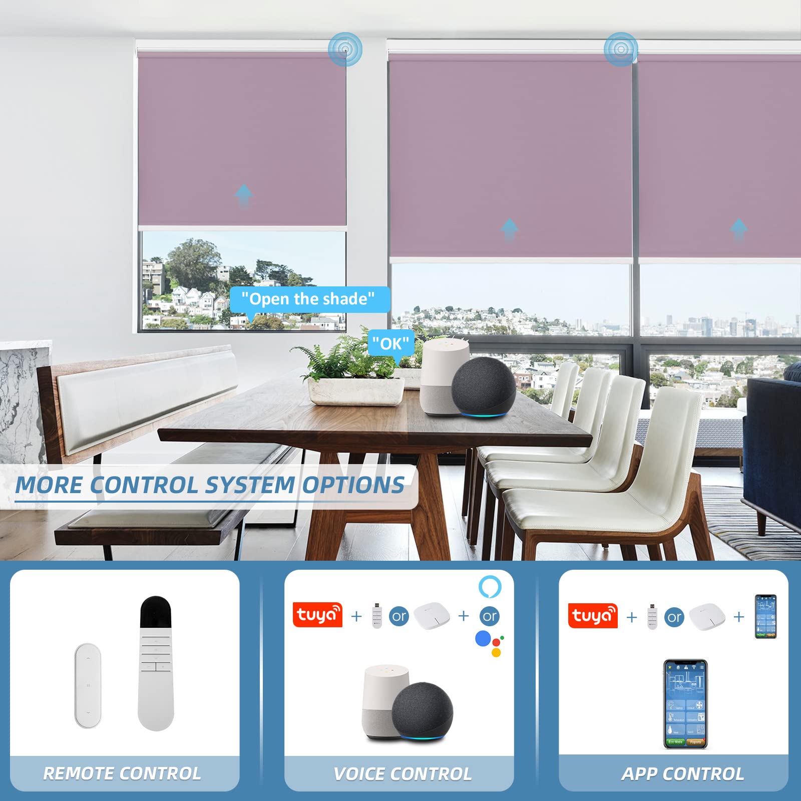 M100 Elektrisch | Verdunkelung | Batterie | Rollo | Nach Maß