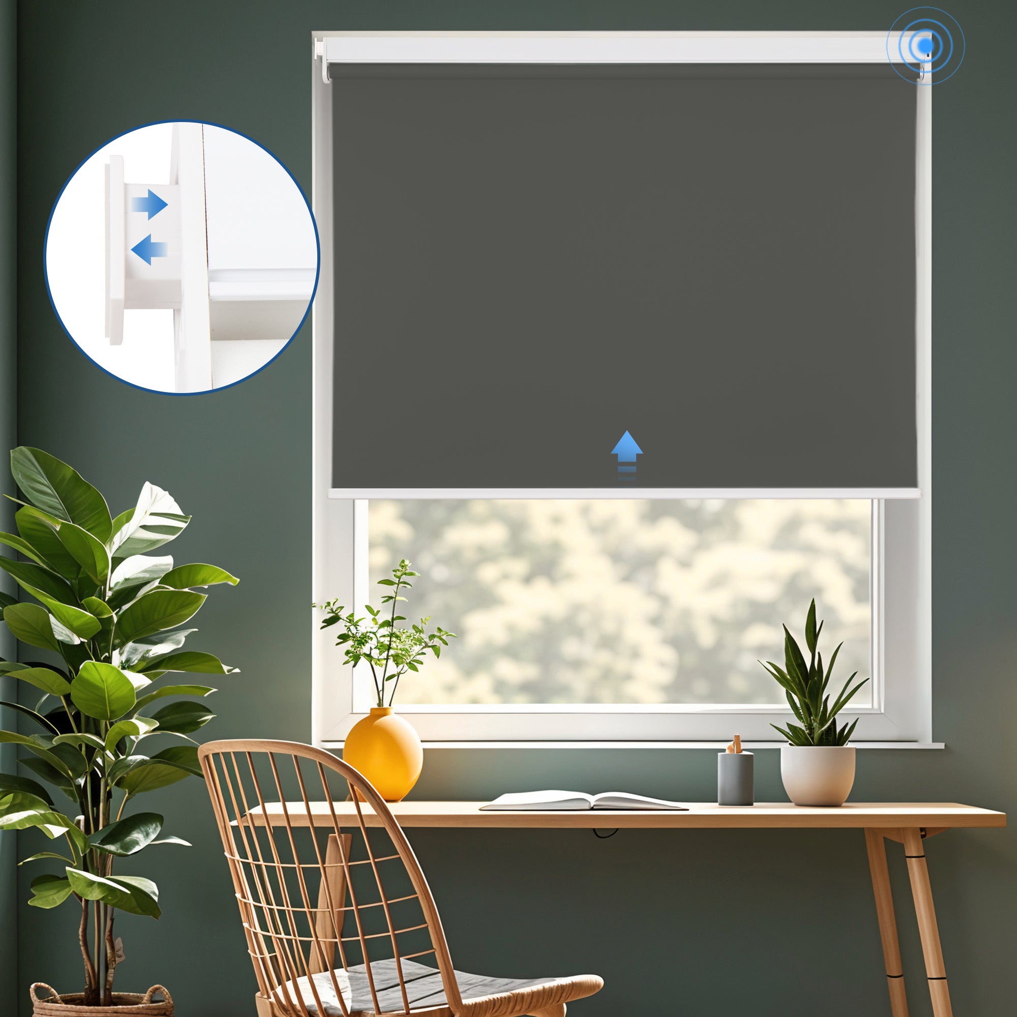 M330 Elektrisch | Bohrenfrei | Verdunkelung | Akku | Rollo | Nach Maß