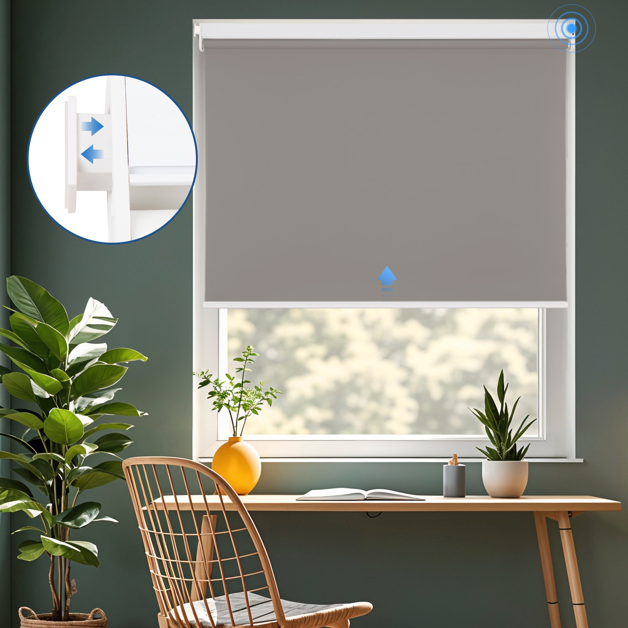 M330 Elektrisch | Bohrenfrei | Verdunkelung | Akku | Rollo | Nach Maß