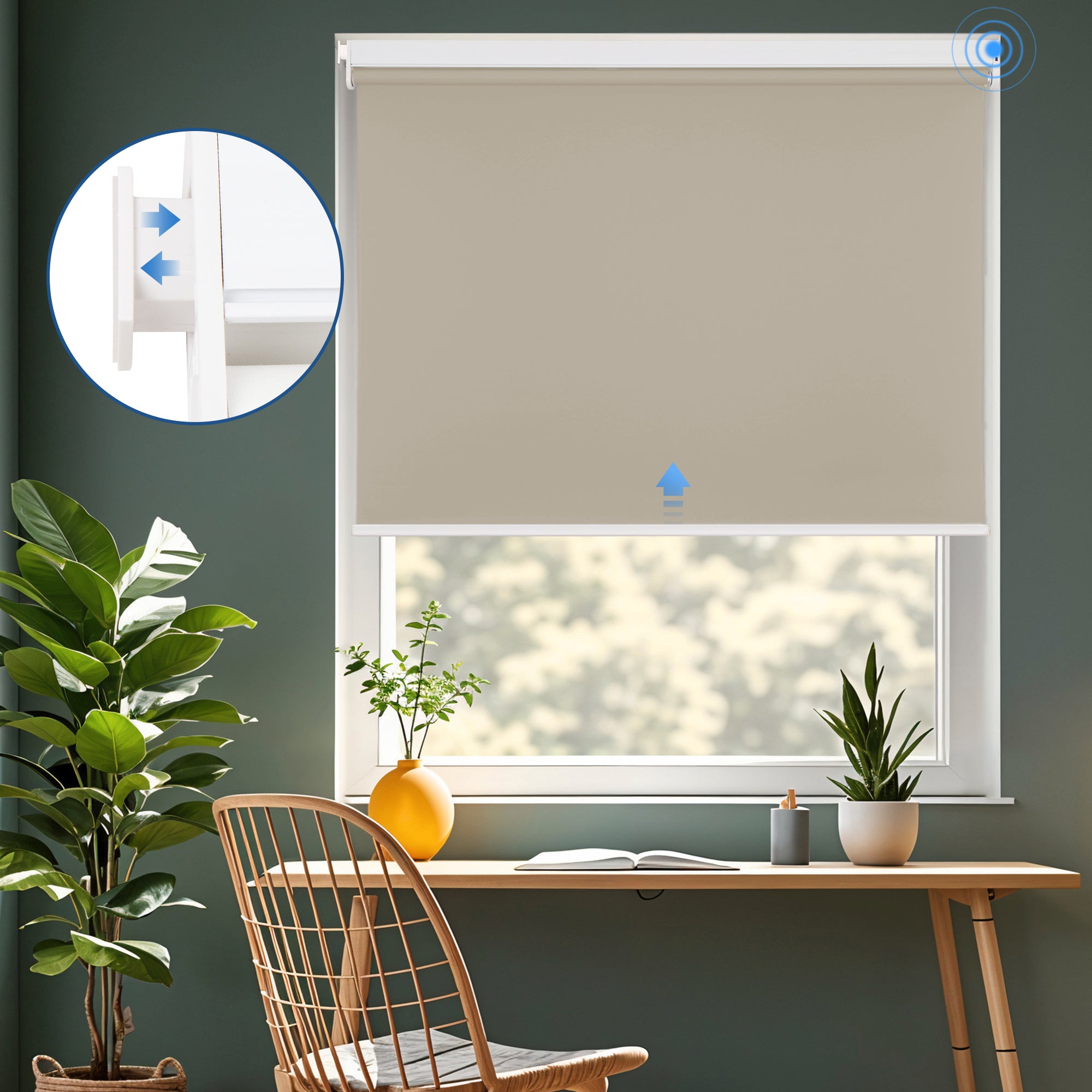 M330 Elektrisch | Bohrenfrei | Verdunkelung | Akku | Rollo | Nach Maß