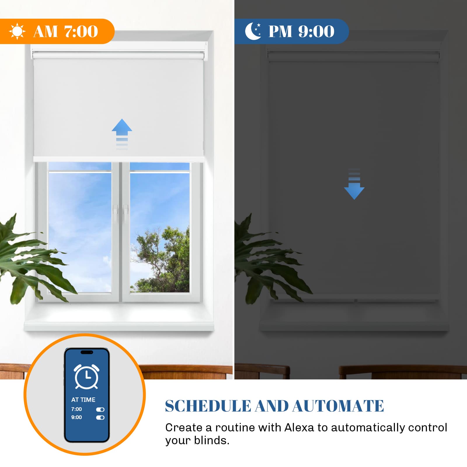 M330 Elektrisch | Bohrenfrei | Verdunkelung | Akku | Rollo | Nach Maß