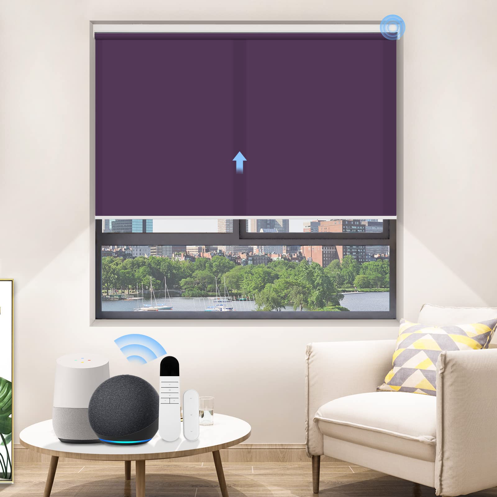 M130 Elektrisch | Lichtdurchlässige | Akku | Rollo | Nach Maß