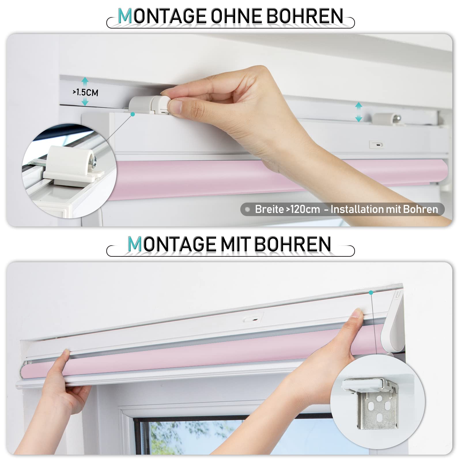 M130 Elektrisch | Verdunkelung | Akku | Rollo | Nach Maß