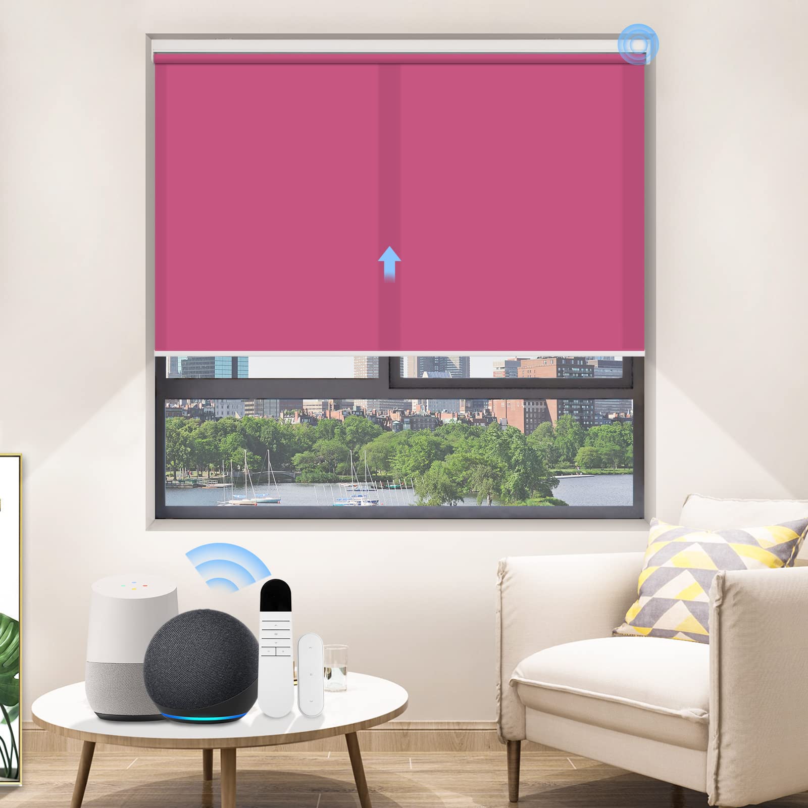 M130 Elektrisch | Lichtdurchlässige | Akku | Rollo | Nach Maß